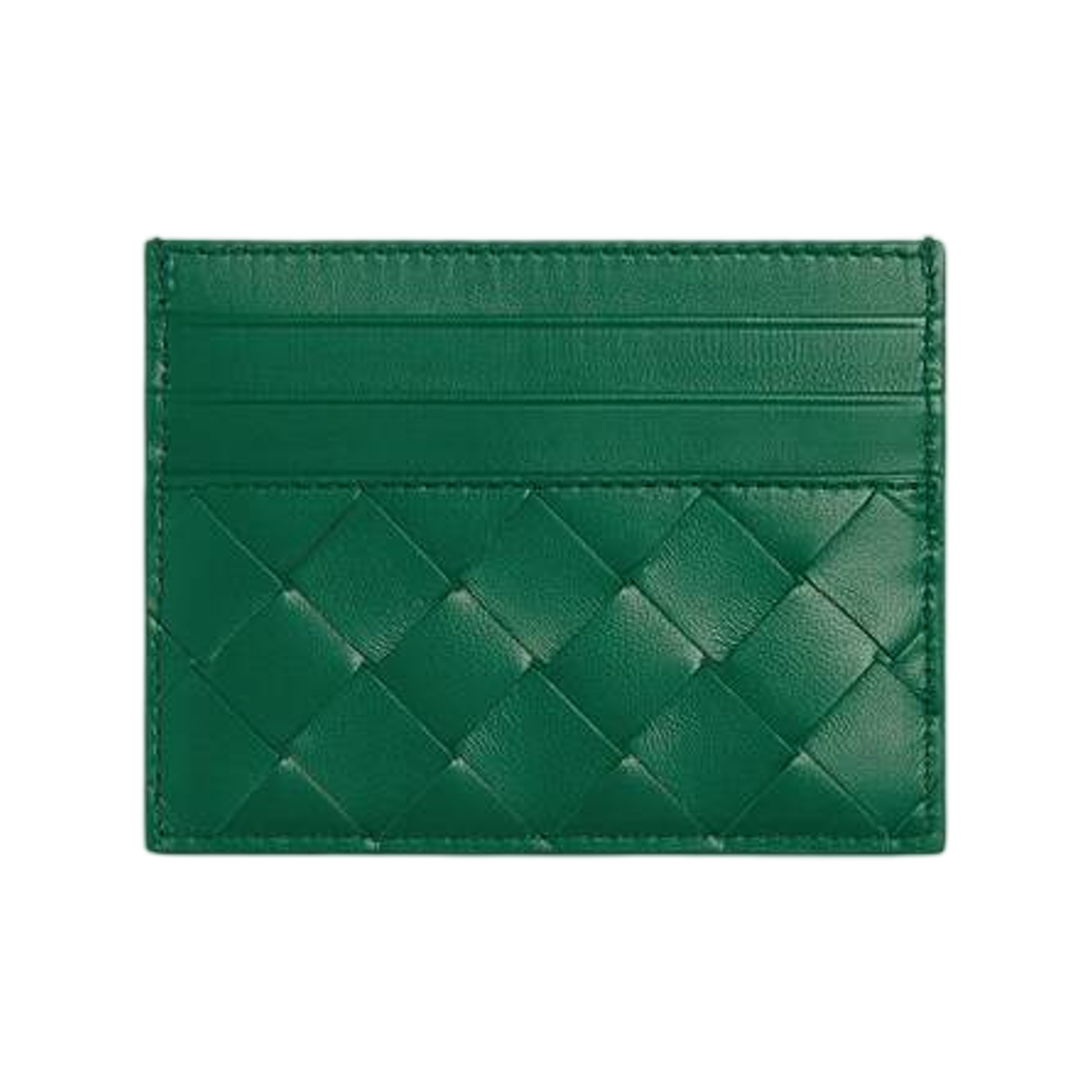 796324VCPP33197 Bottega Veneta Intrecciato Credit Card Case Jungle