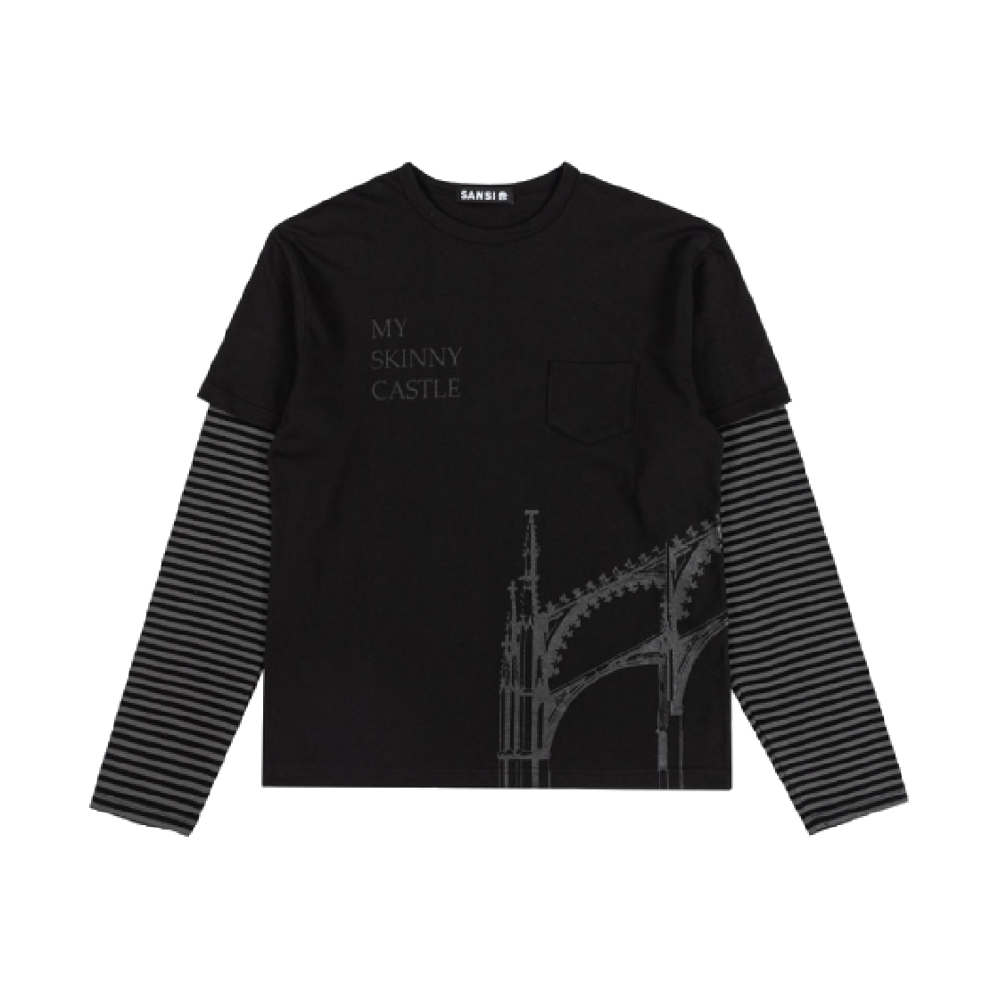 산시 플라잉 버트리스 레이어드 롱슬리브 티(SANSI Flying Buttress Layered Long Sleeve Tee)