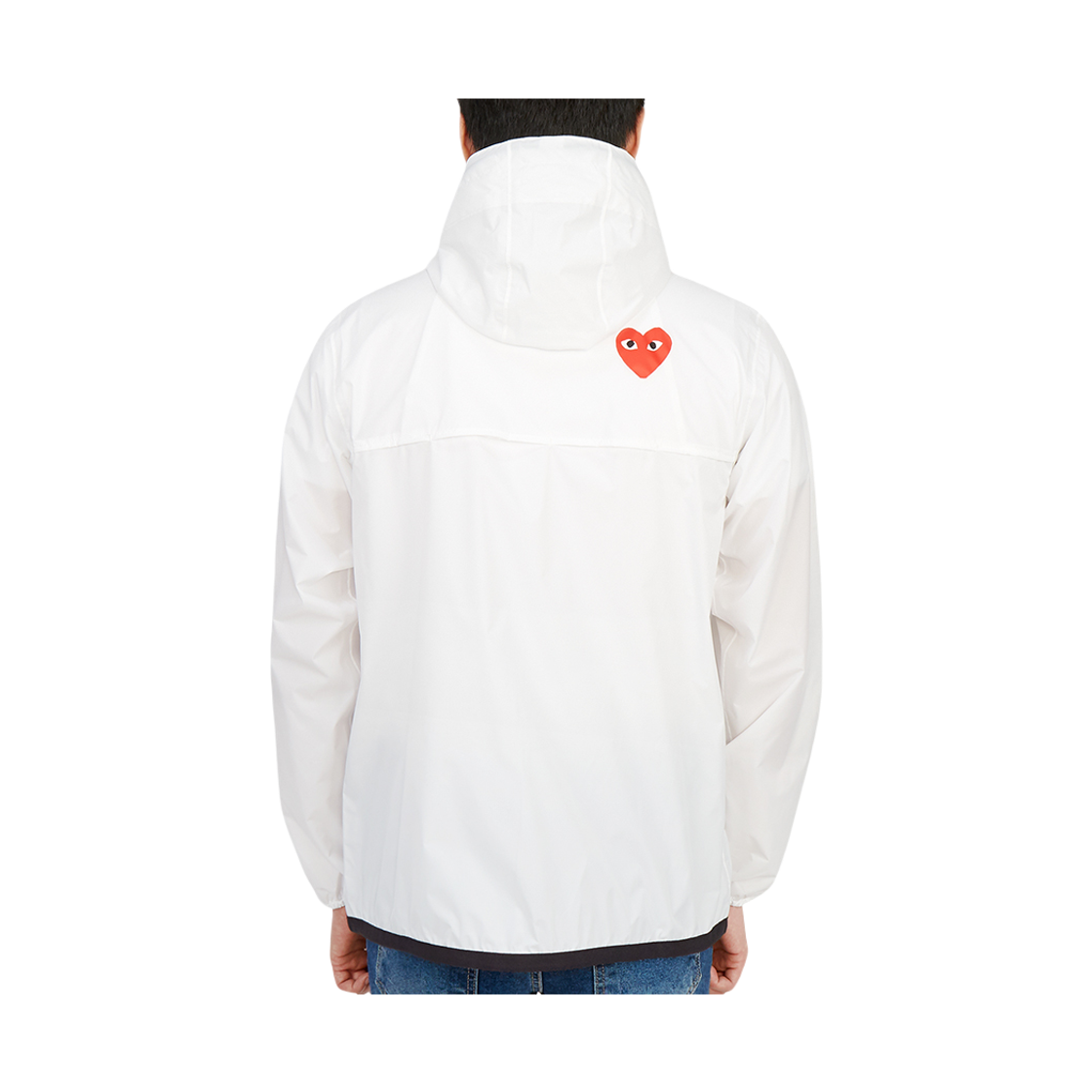 [15% 쿠폰] 플레이 꼼데가르송 x 까웨 풀 집 자켓 화이트([15% 쿠폰] Play Comme des Garcons x K-Way Full Zip Jacket White) - 6