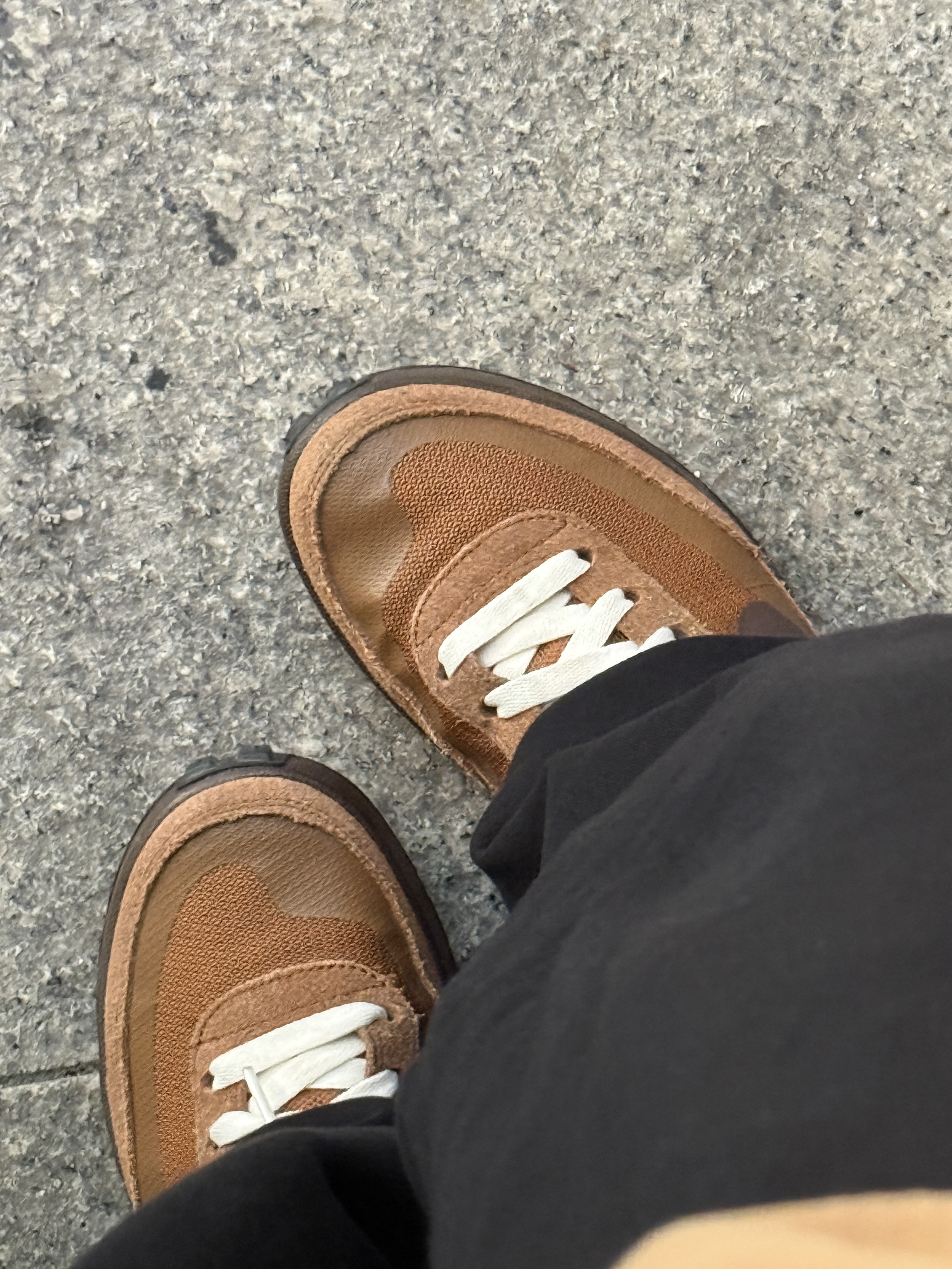 Supreme Washed Chino Twill Camp Cap Brown - 21FW, Stussy x Our Legacy Drop Shadow Crew Khaki 착용 스타일 - 5