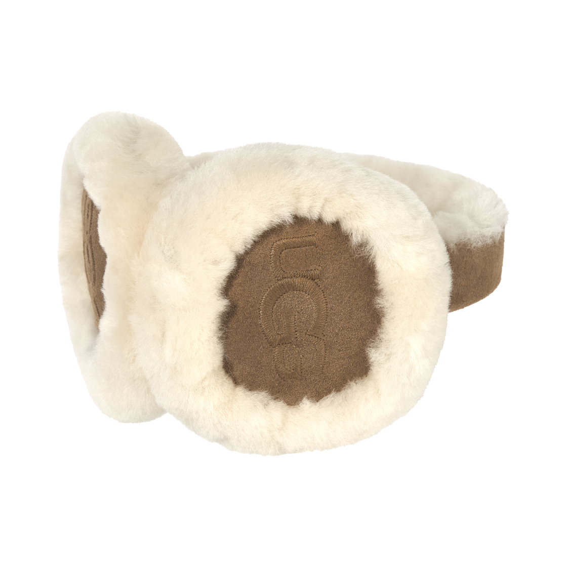 20955-CHE (W) UGG Embroidered Logo Earmuff Chestnut
