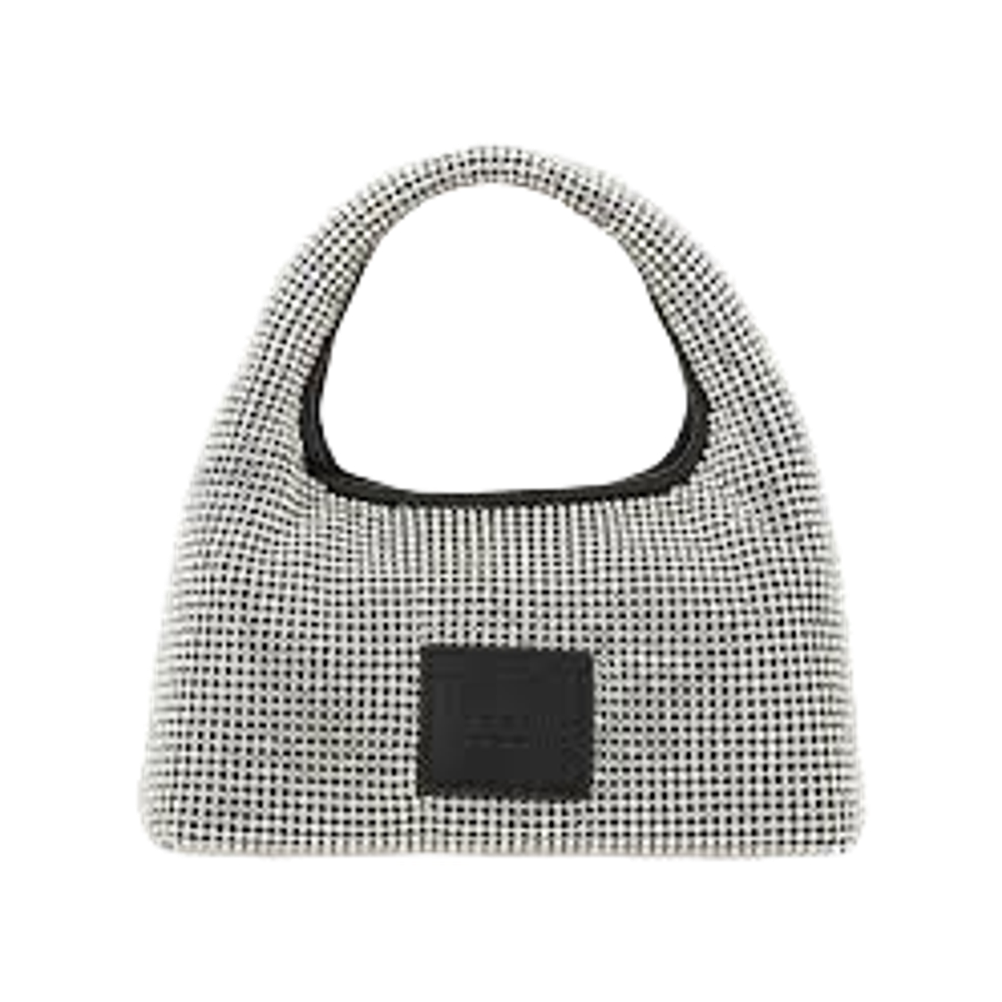 2R4HSH018H03-991 Marc Jacobs The Sack Crystal Embellished Mini Hobo Bag Black