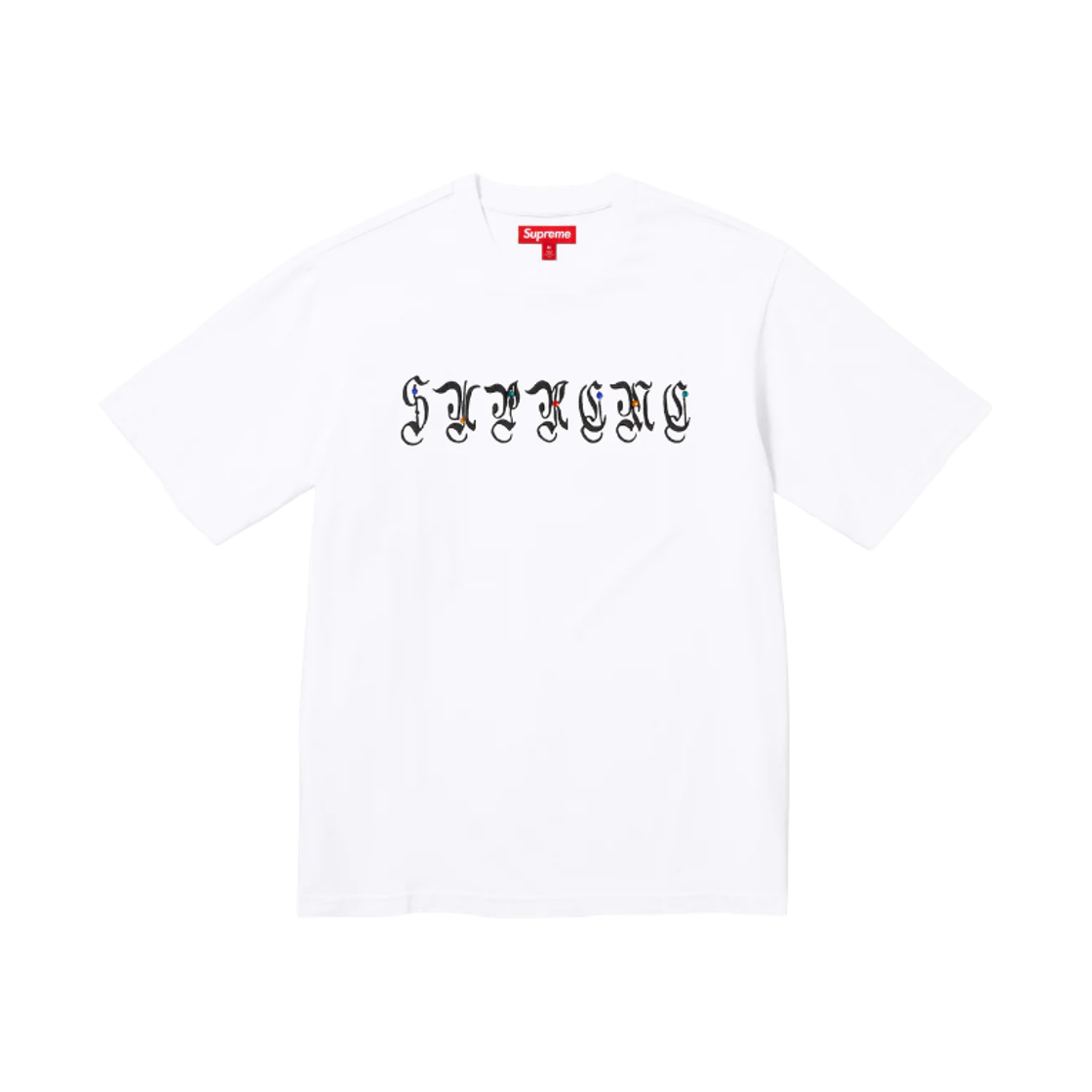 - Supreme AOI Gems S/S Top White - 25FW