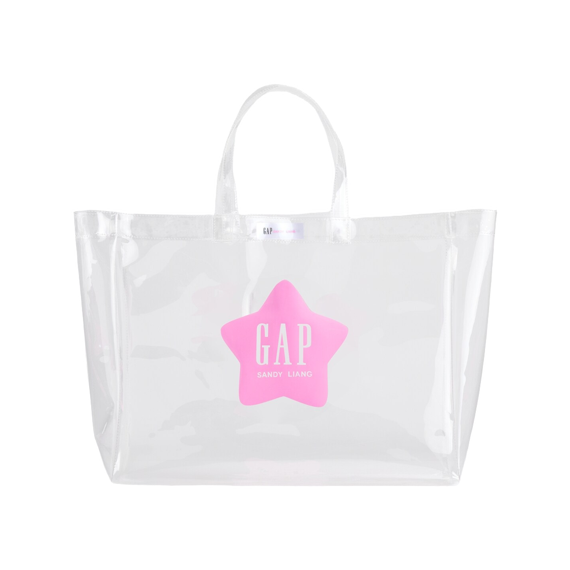 (W) 갭 × 샌디 리앙 스몰 클리어 토트백 클리어((W) Gap × Sandy Liang Small Clear Tote Bag Clear)