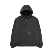 Carhartt Loose Fit Firm Duck Regular Insulated Flannel Lined Active Jacket Grey