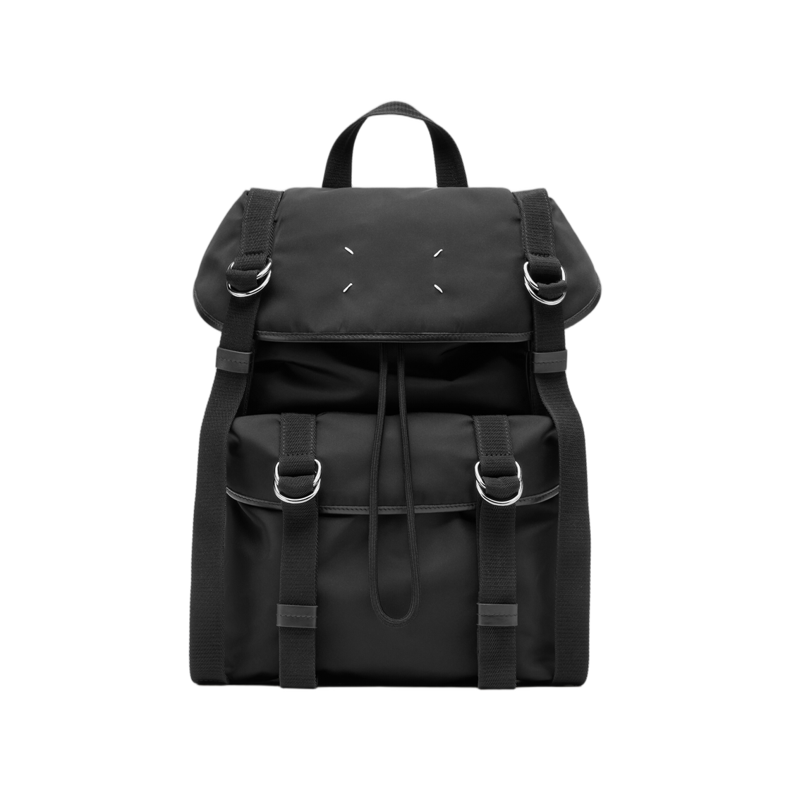 SB1WA0016P6763T8013 Maison Margiela High Tech Medium Backpack Black
