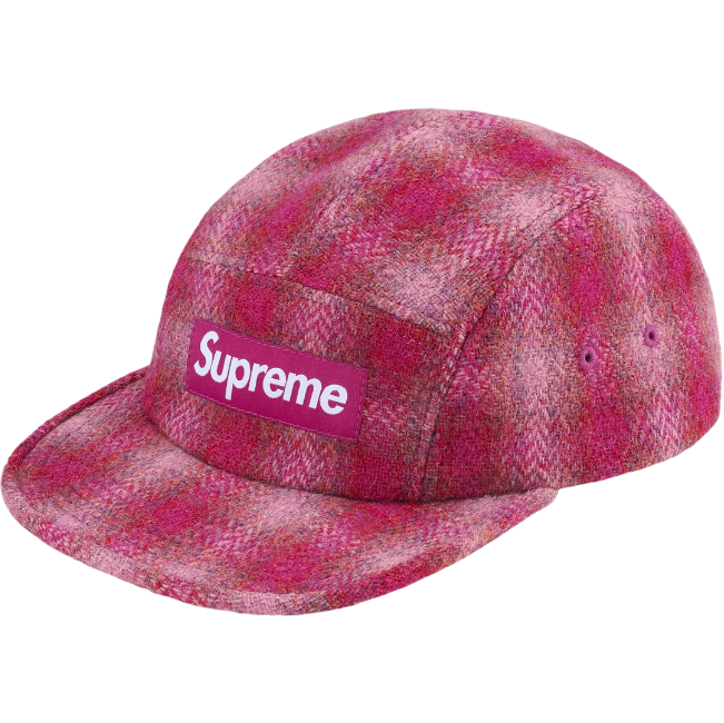 슈프림 해리스 트위드 캠프 캡 핑크 - 25FW(Supreme Harris Tweed Camp Cap Pink - 25FW)