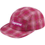 Supreme Harris Tweed Camp Cap Pink - 25FW