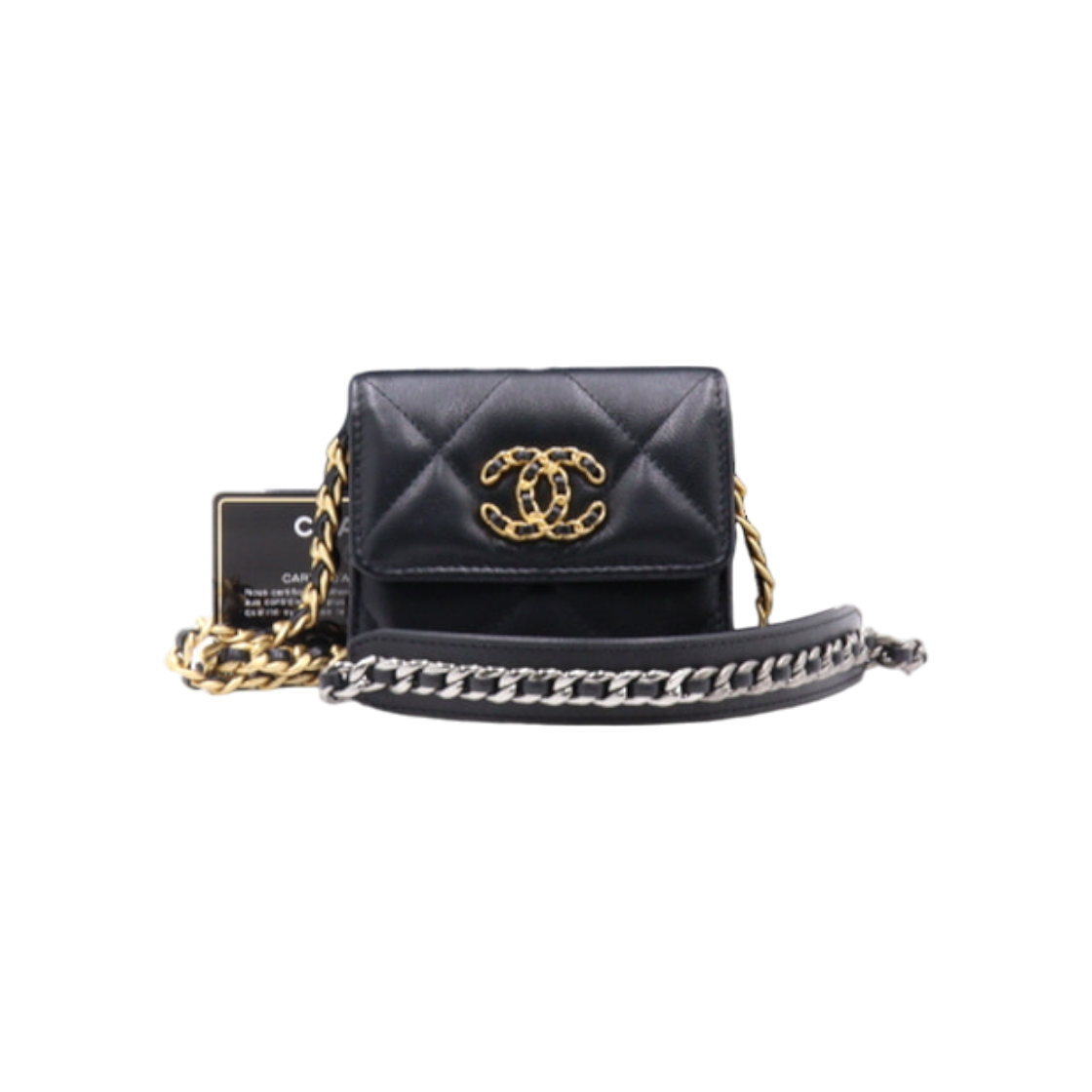 샤넬 AP1787 샤넬 19 플랩 미니 카드 지갑 체인 크로스백 aa30898(Chanel 19 Mini Flap Card Wallet with Chain Crossbody Bag AP1787)