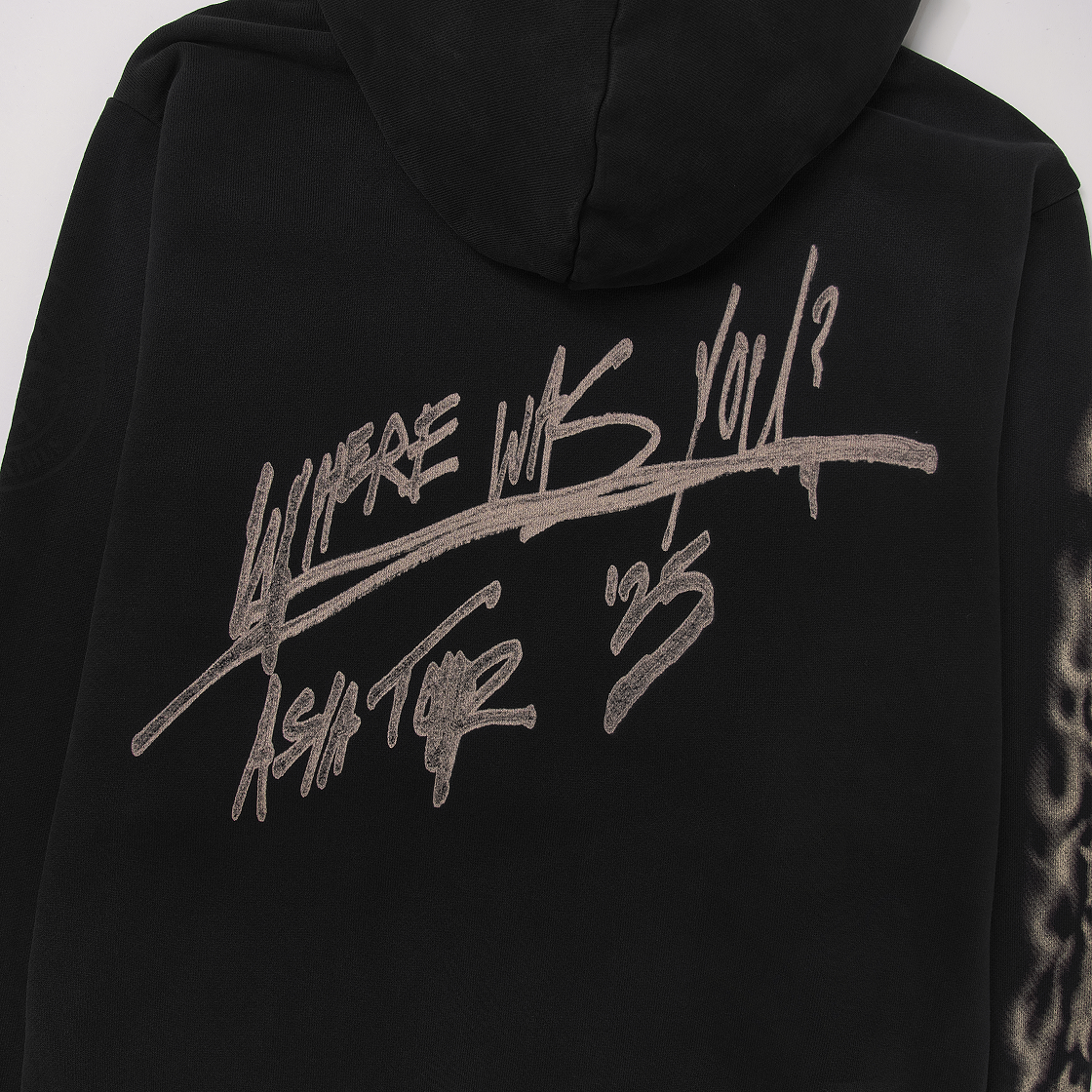 트래비스 스캇 키르쿠스 막시무스 스타디움 투어 25 스프레이 후드 블랙(Travis Scott Circus Maximus Stadium Tour 25 Spray Hoodie Black) - 6