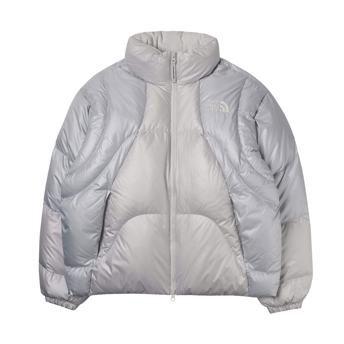 NJ1DQ55L The North Face White Label Wave RDS Down Jacket Ice Gray