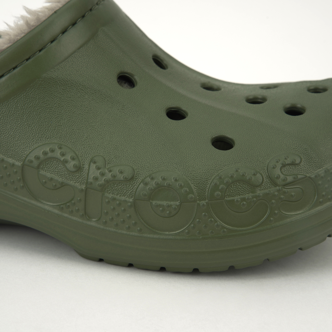 (키즈) 크록스 바야 라인드 클로그 아미 그린((Kids) Crocs Baya Lined Clog Army Green) - 7