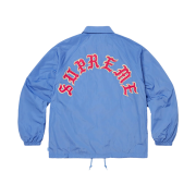 Supreme Old English Arc Coaches Jacket Light Blue - 25FW