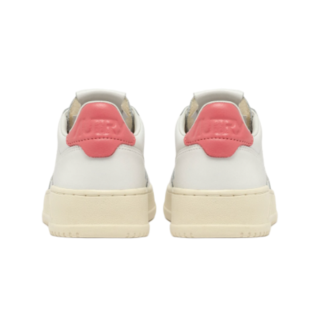 (W) 오트리 메달리스트 로우 레더 스니커즈 화이트 티로즈((W) Autry Medalist Low Leather Sneakers White Tearose) - 3