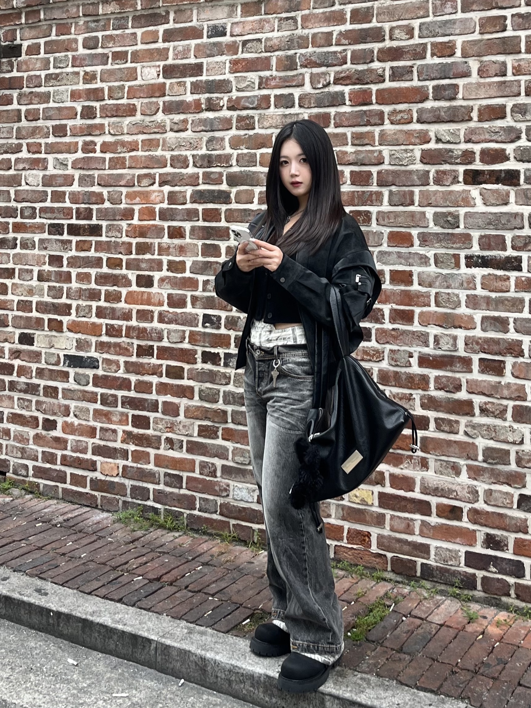 LOSTGARDEN Route Black 착용 스타일 - 1