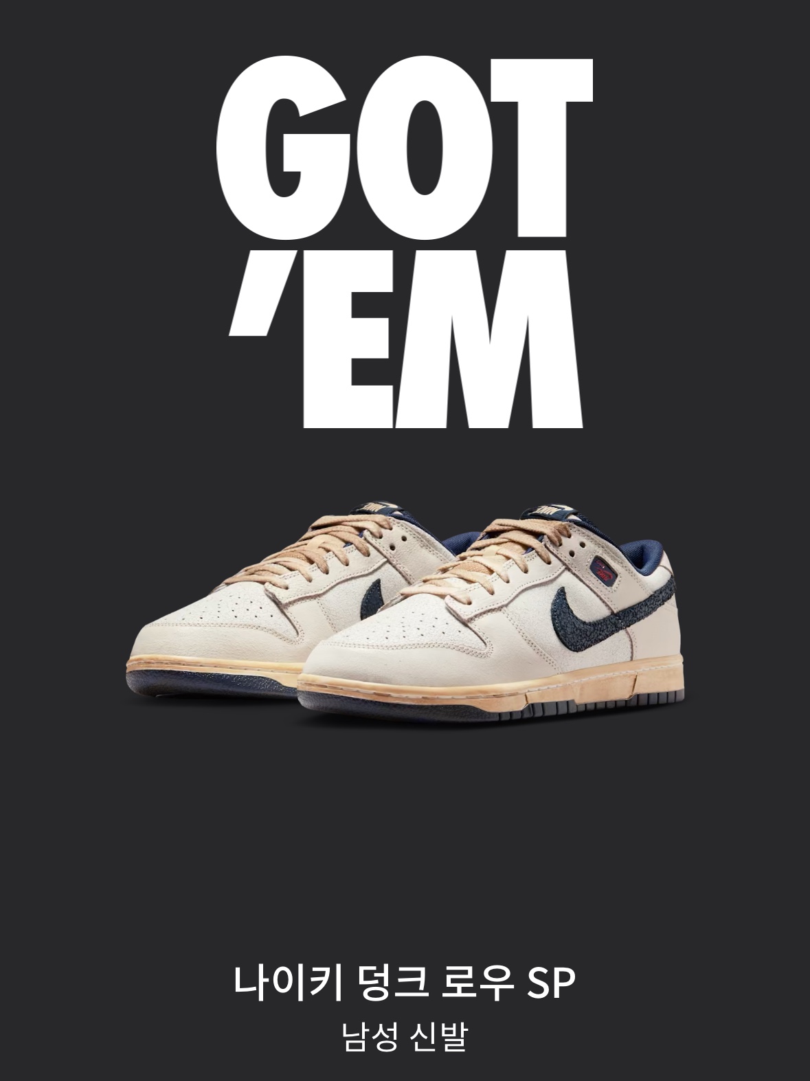 Nike x Stranger Things Dunk Low Phantom and Midnight Navy 착용 스타일 - 8