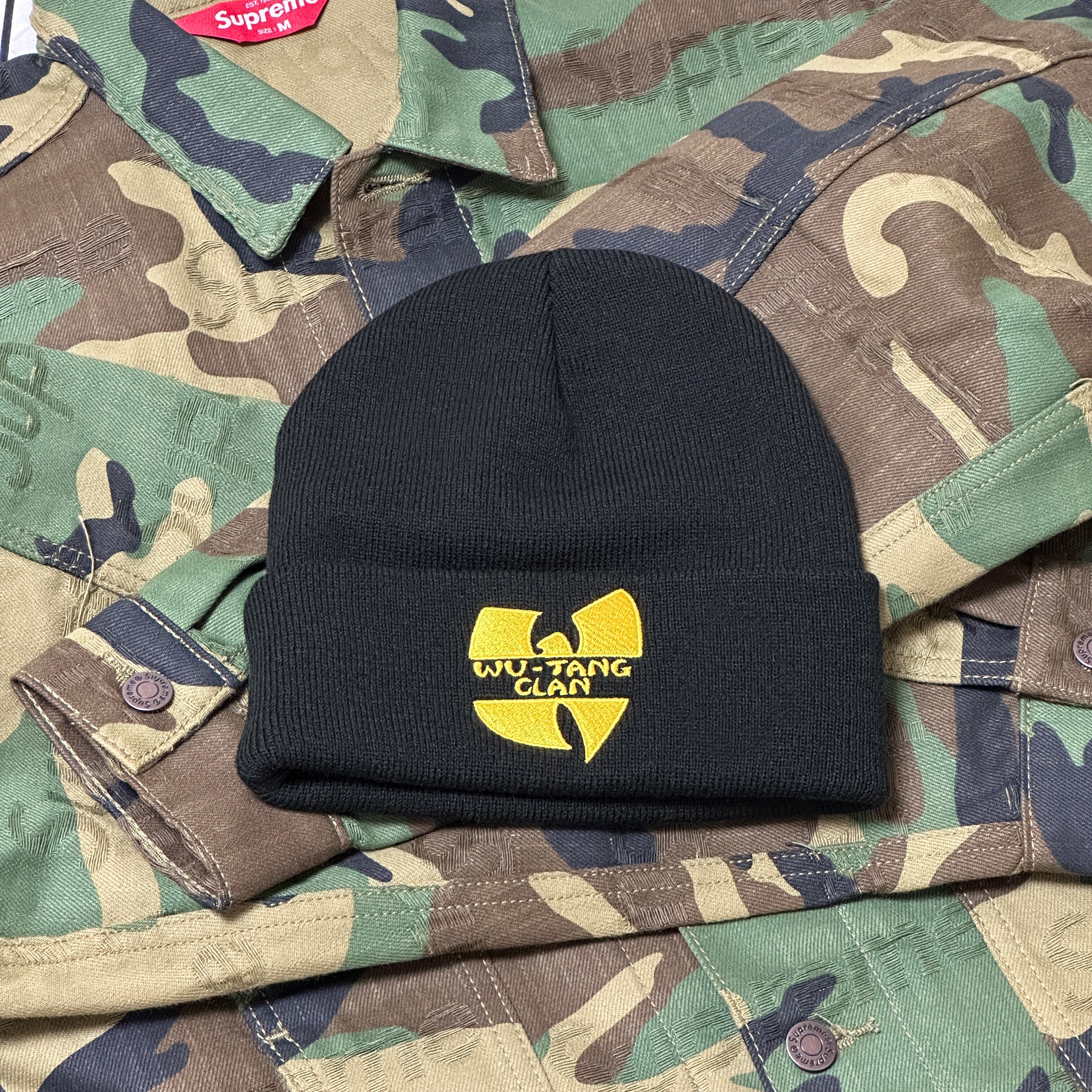 Supreme x Wu-Tang Clan Beanie Black - 25FW 착용 스타일