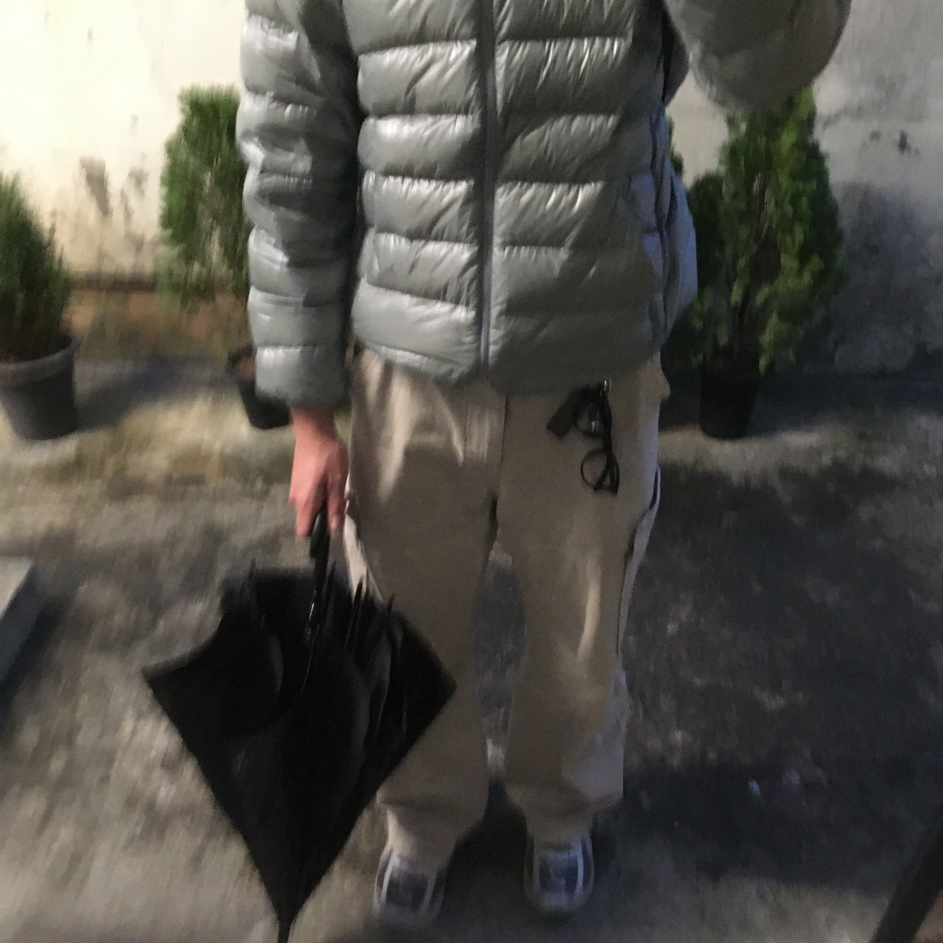 The North Face Matier EX RDS Down Hoodie Light Gray - 25FW 착용 스타일 - 4