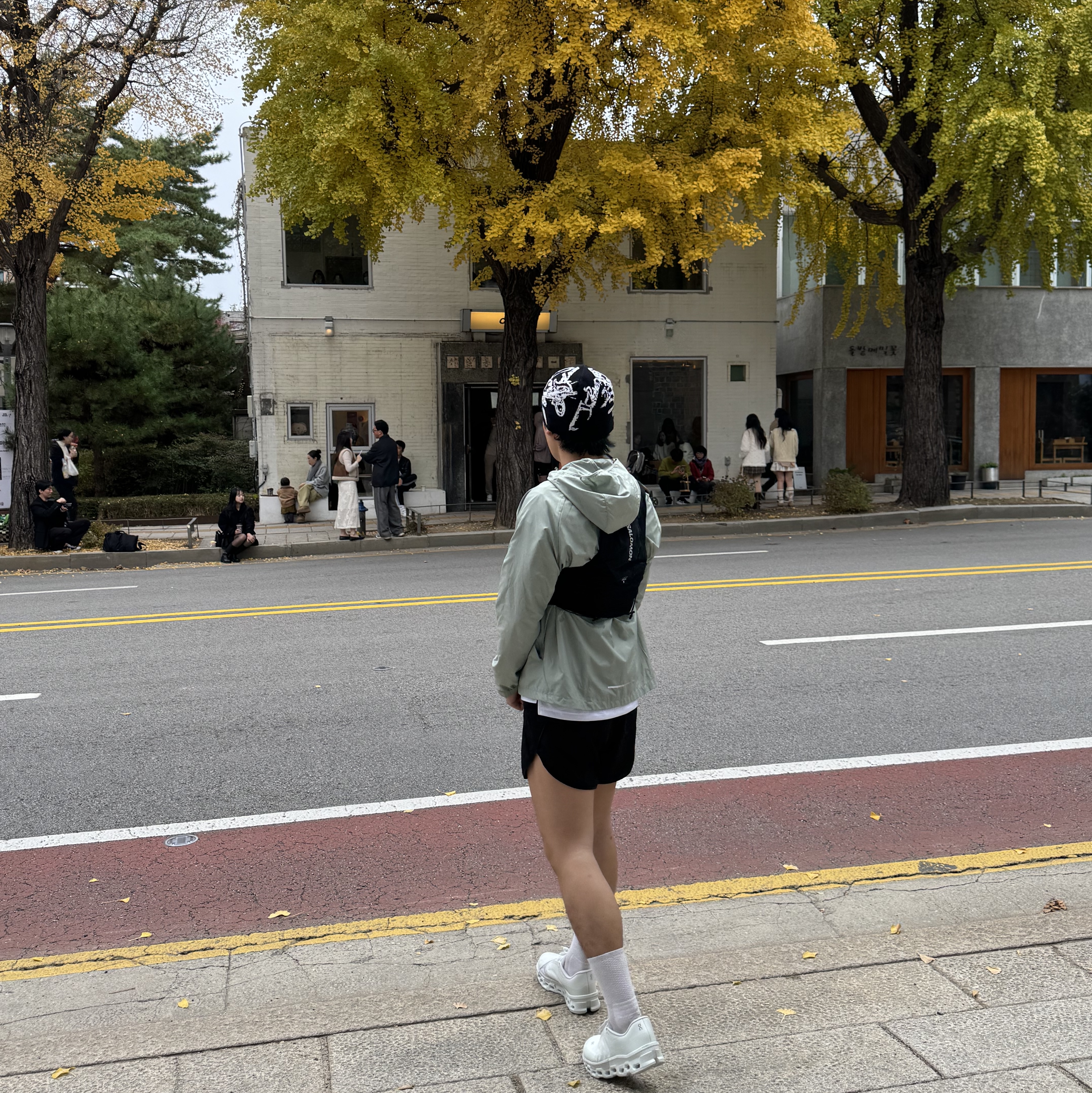 On Running x Post Archive Faction (Paf) Cloudmonster 2 Vapor Frost, Salomon Sense Pro 6 Set Black 착용 스타일