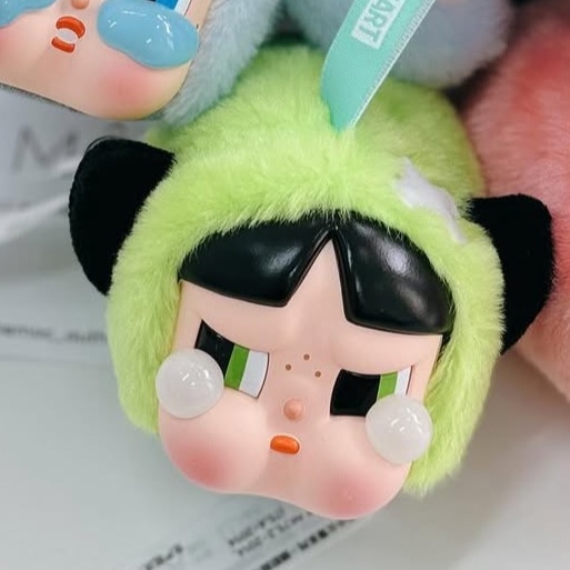 Pop Mart Crybaby x Powerpuff Girls Series Keyring Buttercup (Opened Case) 착용 스타일