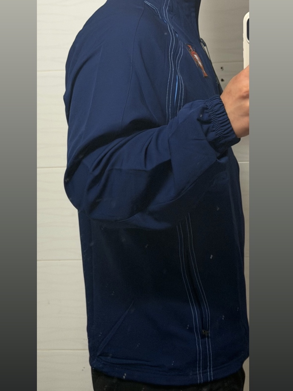 Nike Portugal 2004 Retro Soccer Replica Track Jacket Blue Void (HV4320-492) 착용 스타일 - 2