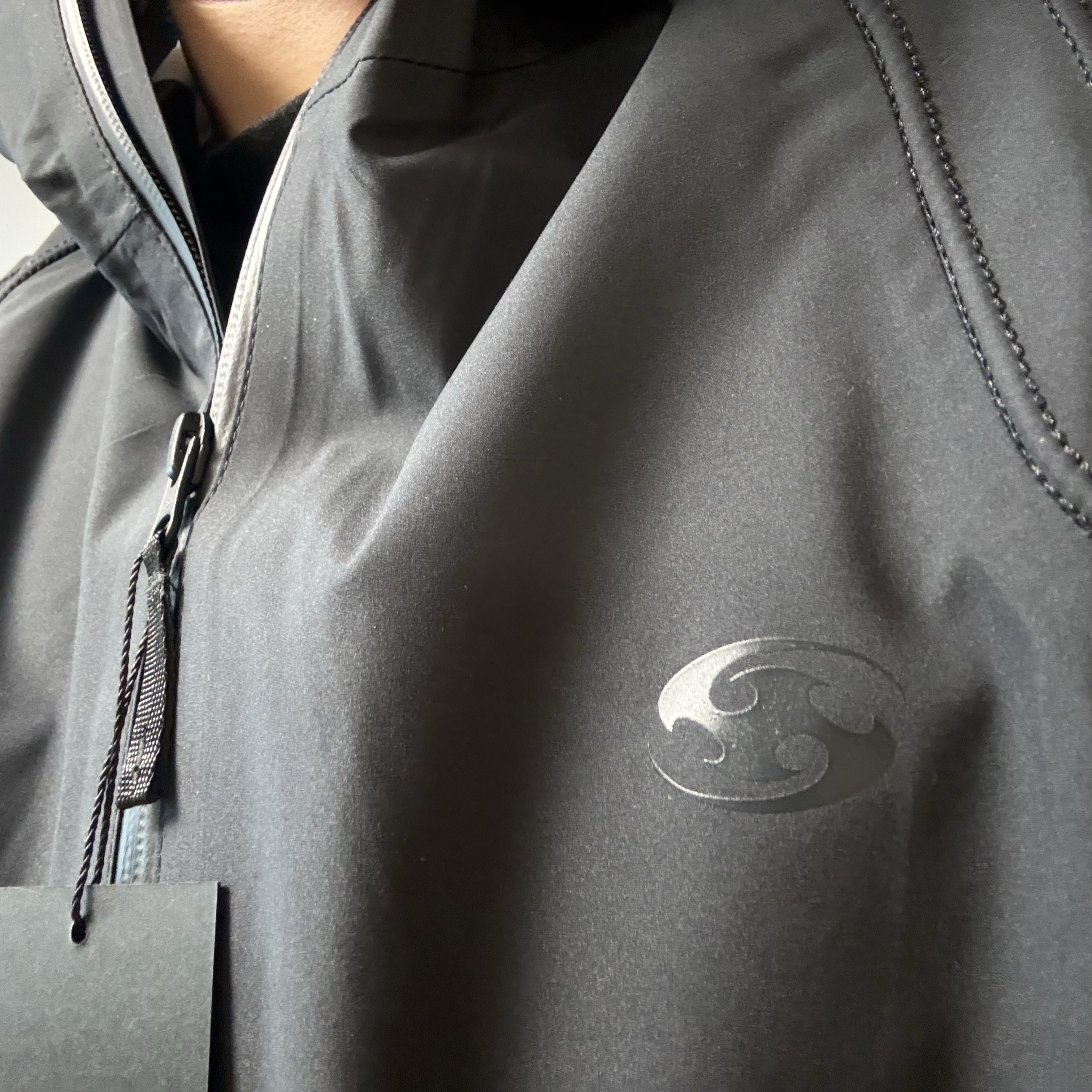 Sansan Gear Alea Shell Jacket Black 착용 스타일 - 2