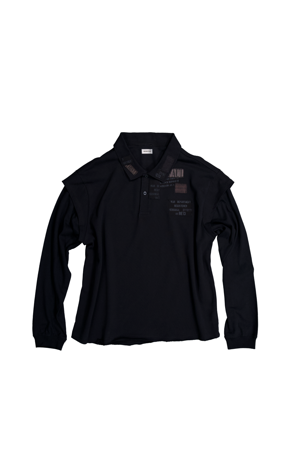 25-T006 Resurrection13 PK Lyered Sleeve Black