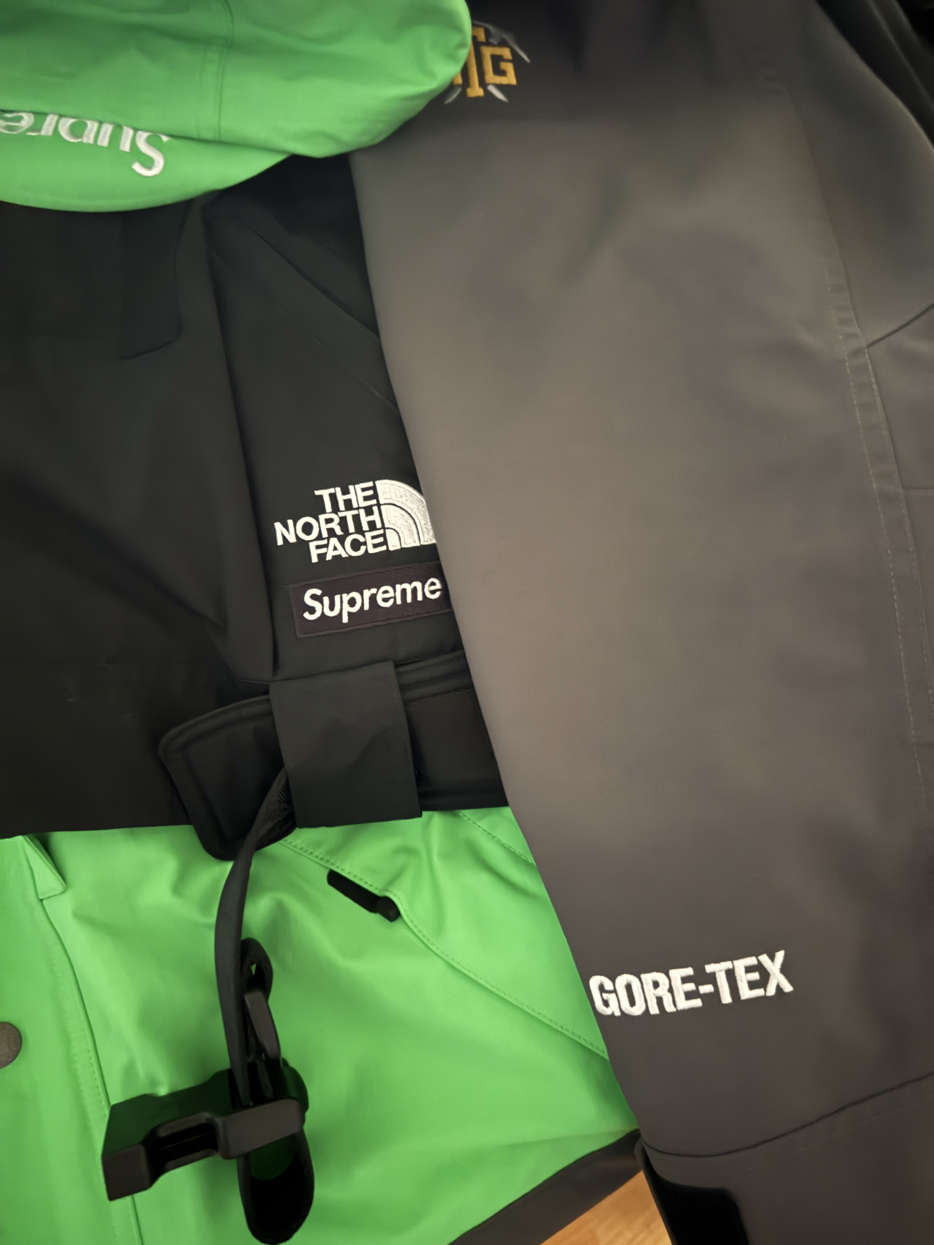 Supreme x The North Face RTG Jacket + Vest Green - 20SS 착용 스타일