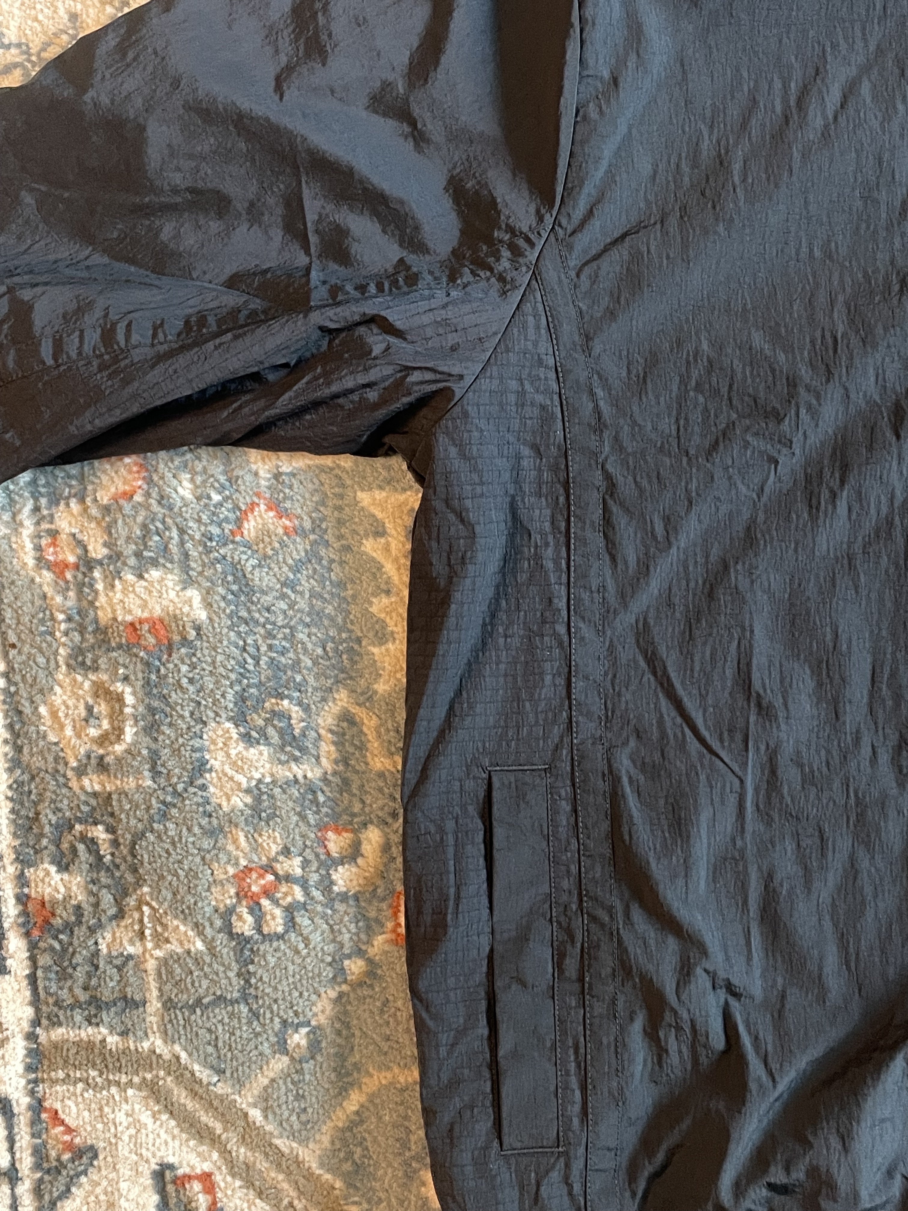 Jordan Essentials Woven Jacket Black - US/EU 착용 스타일 - 5