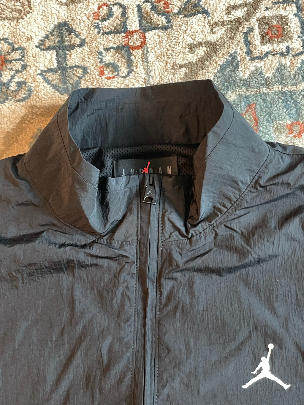 Jordan Essentials Woven Jacket Black - US/EU 착용 스타일 - 4