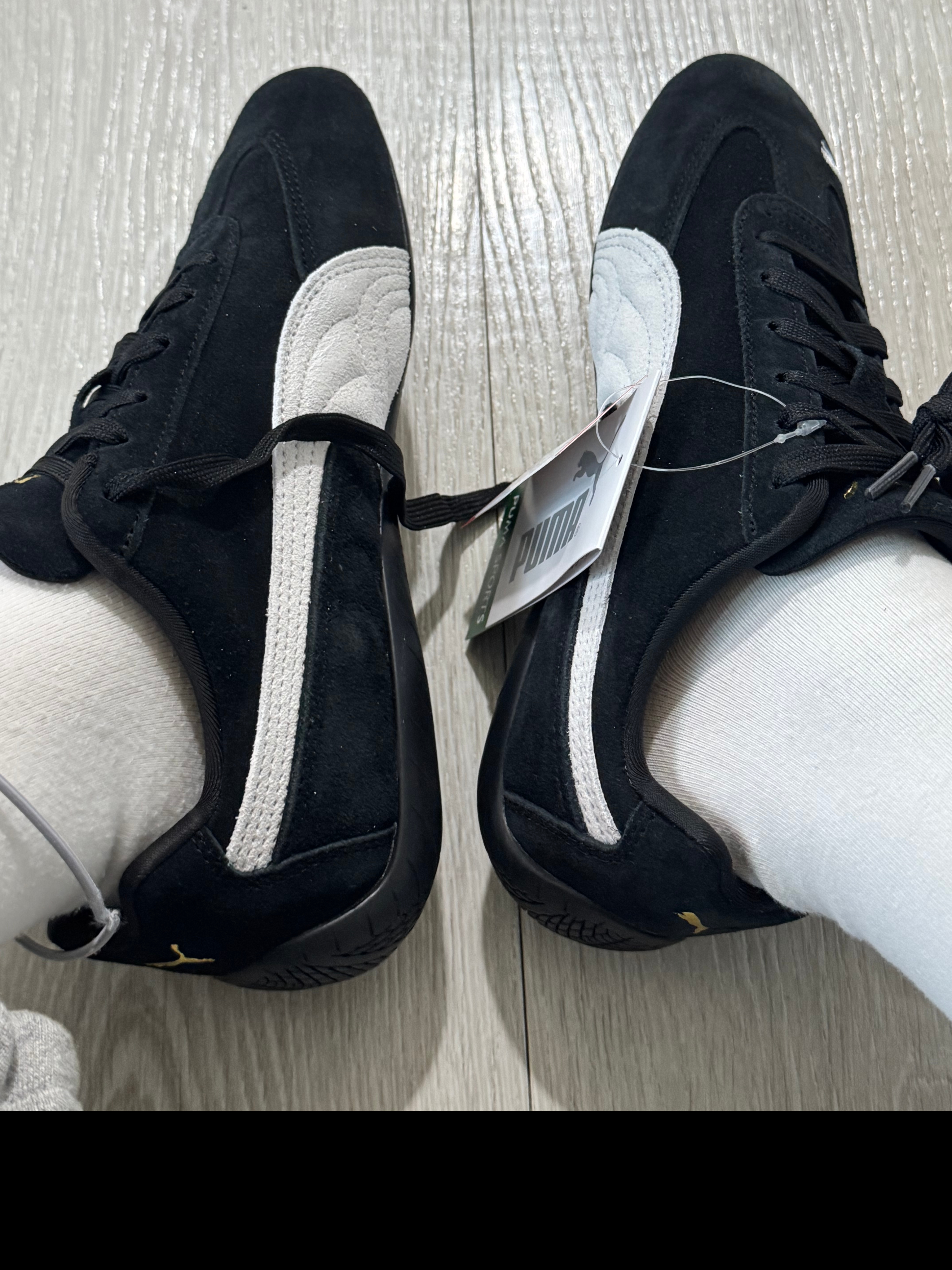 Puma Speedcat OG Black White 착용 스타일 - 2