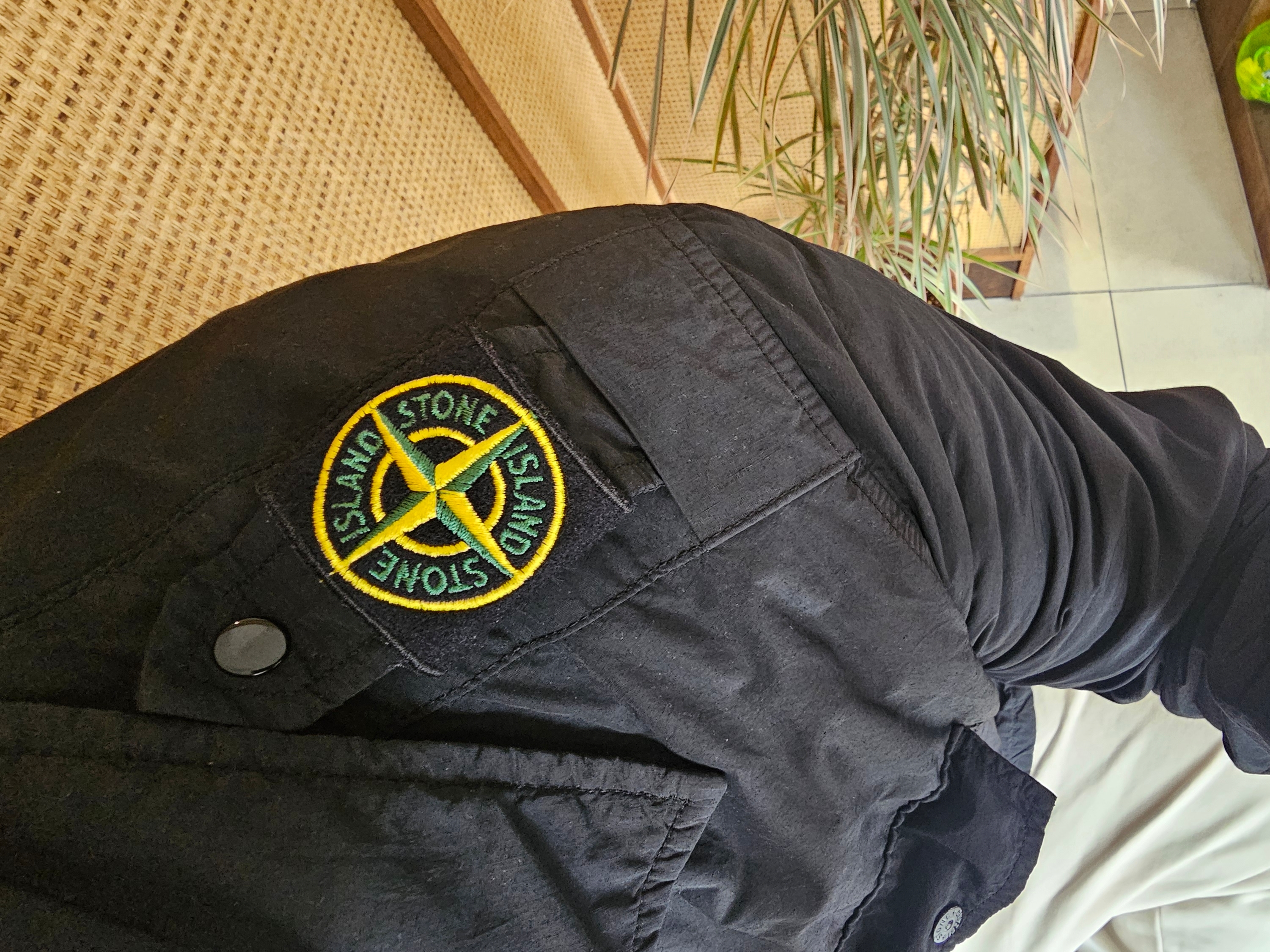 Stone Island 11303 Naslan Light Overshirt Black - 20FW 착용 스타일