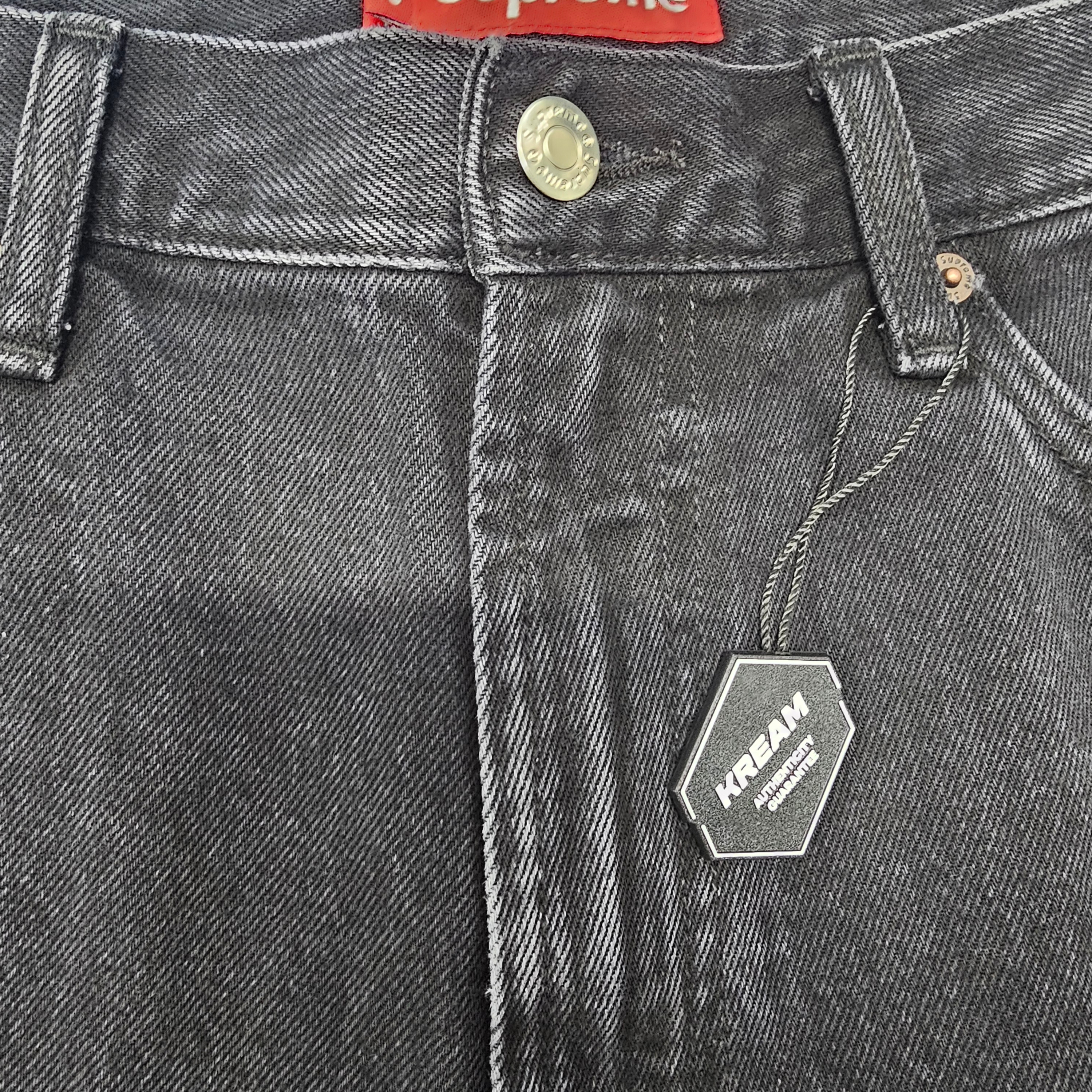Supreme Baggy Jean Black - 25FW 착용 스타일 - 2