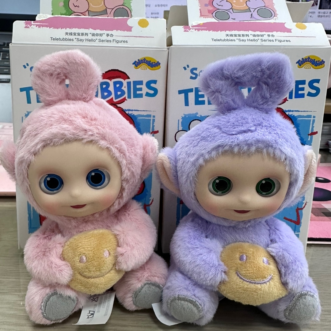Pop Mart Teletubbies Say Hello Series Figures Sealed Case (1 Blind Box) 착용 스타일