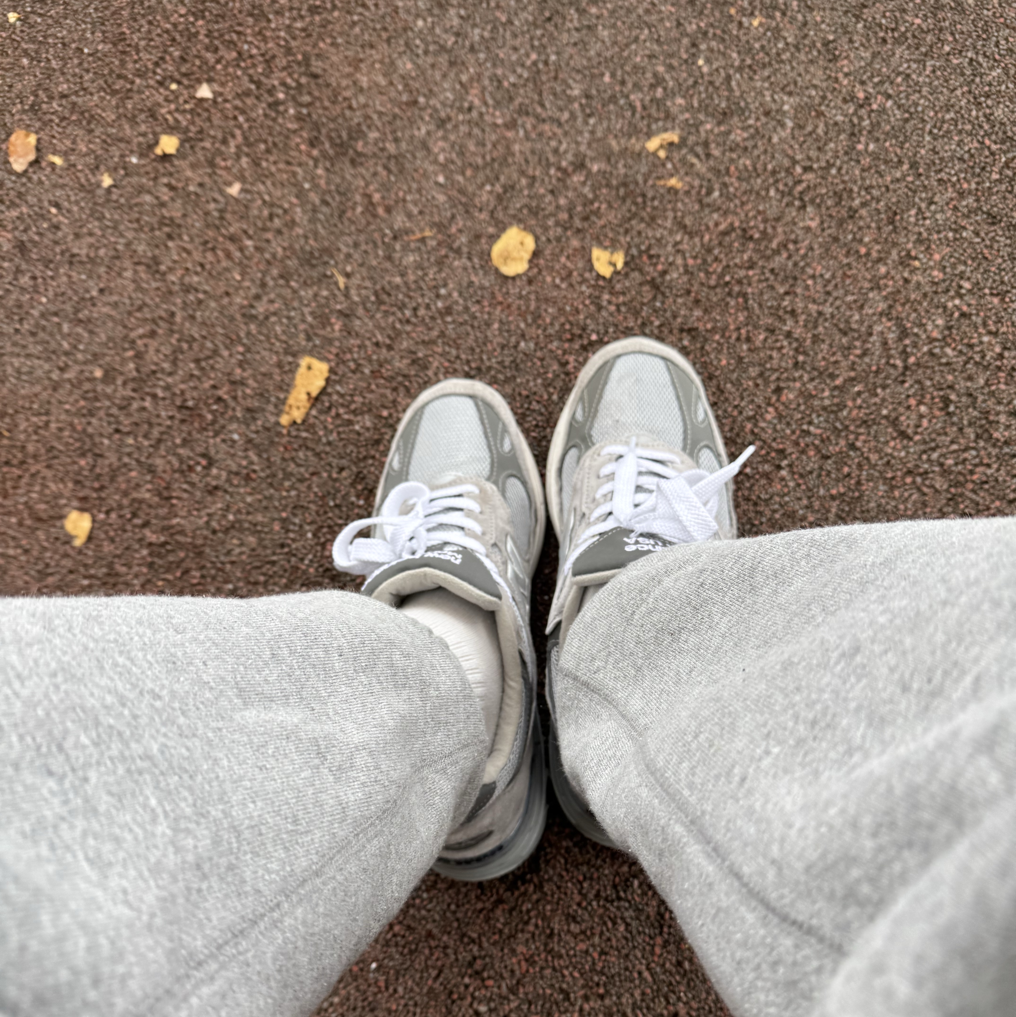 New Balance 993 Made in USA Grey - D Standard 착용 스타일
