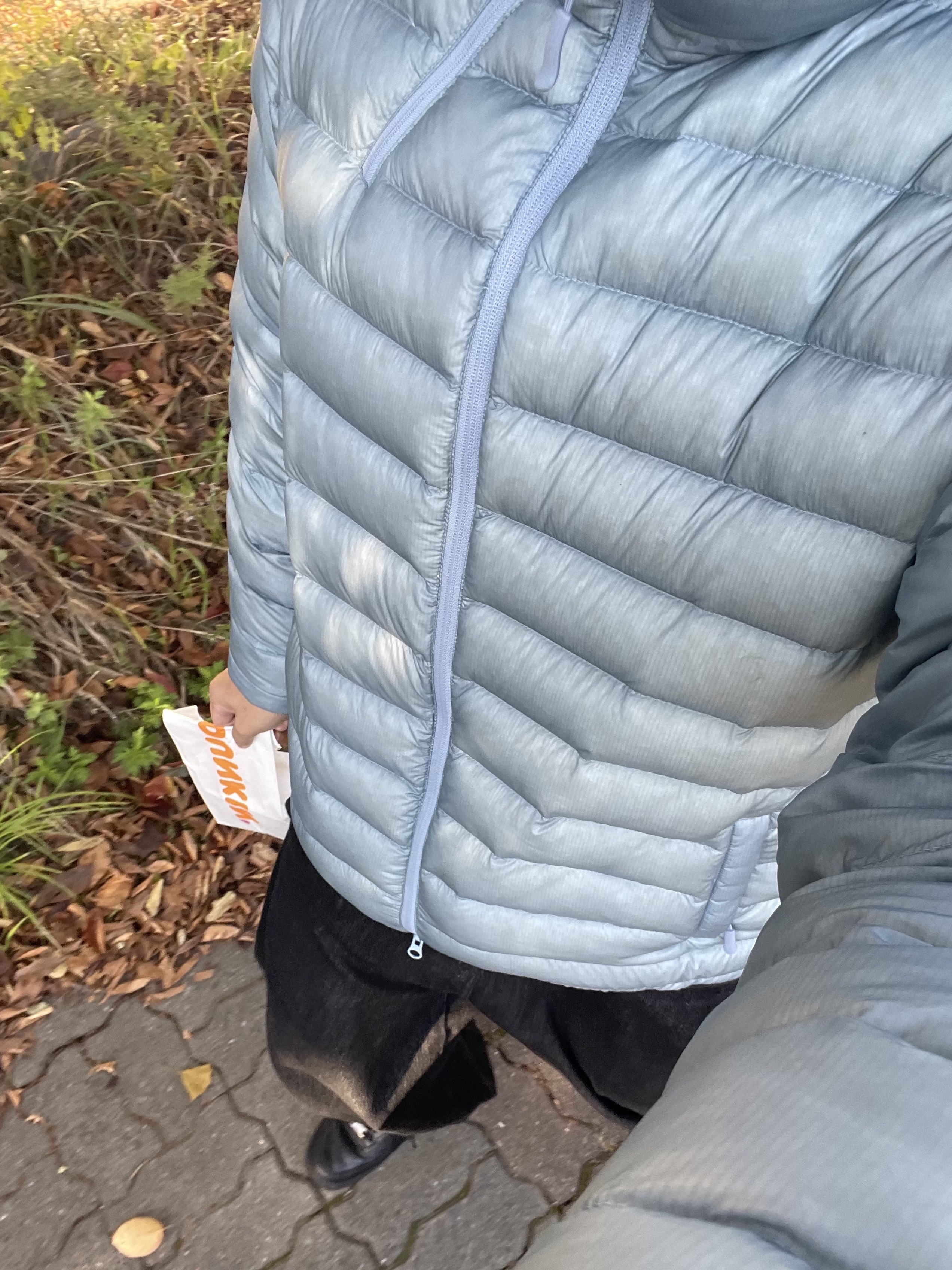 Sansan Gear Suffix Puffer Jacket Sky Blue - 24FW, Nike Air Force 1 '07 Low Triple Black 착용 스타일