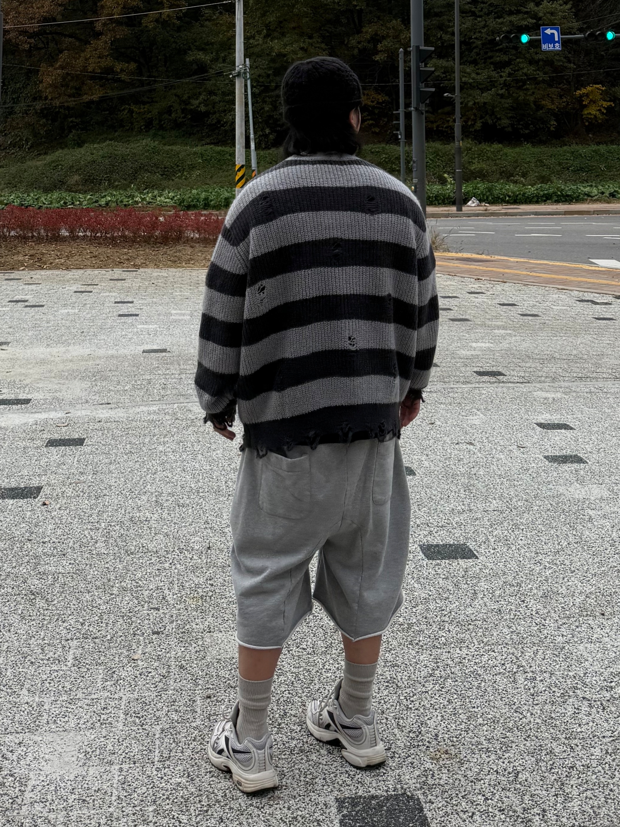 Supreme Block Knit Beanie Black - 25SS 착용 스타일 - 5