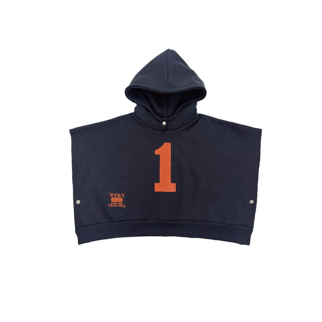 캐주얼 매뉴얼 유닛 후드 케이프 네이비(Kasual Manual Unit Hood Cape Navy)