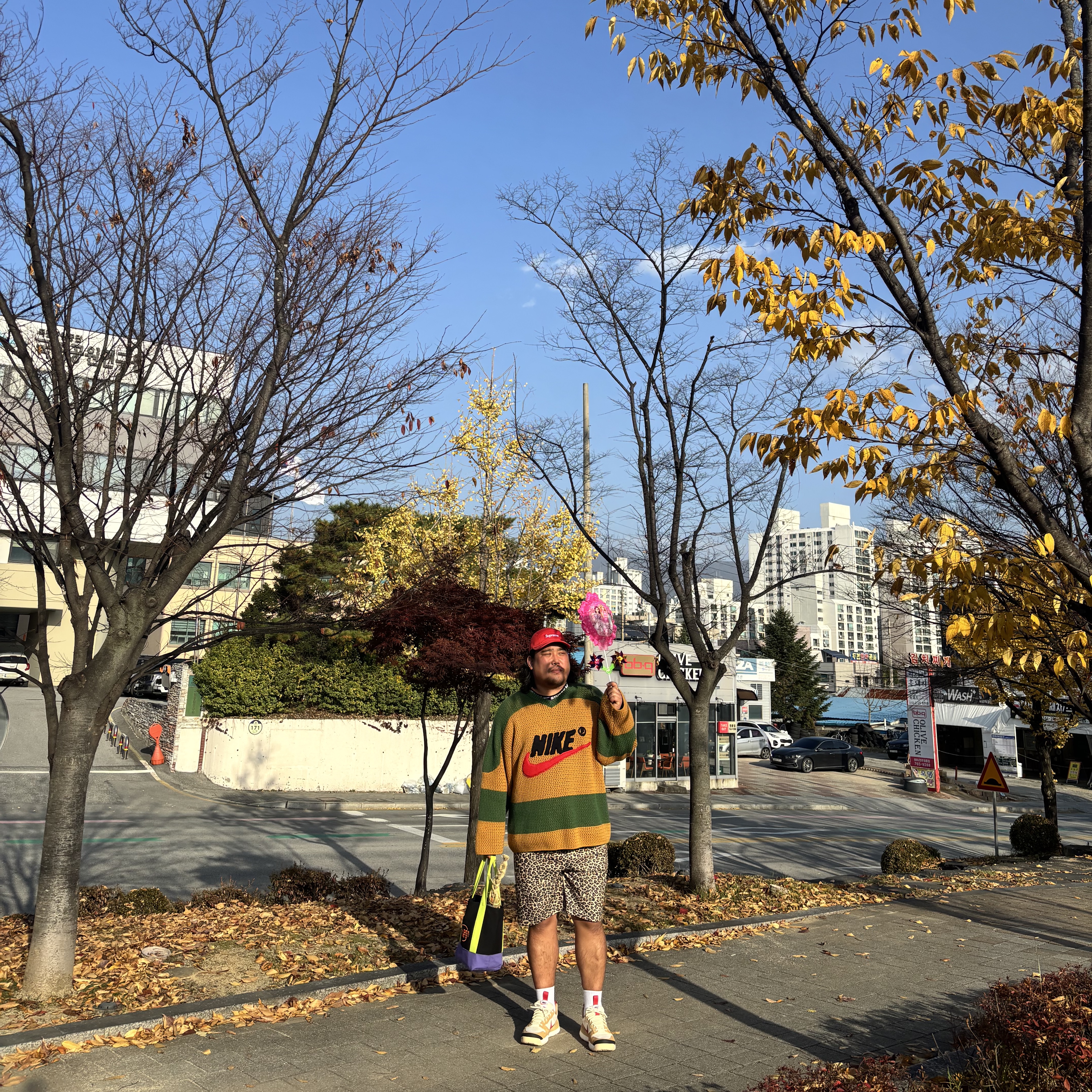 Nike x Tom Sachs Mars Yard Shoe 3.0 Space Camp, Stussy Basic Mesh Shorts Leopard 착용 스타일 - 1