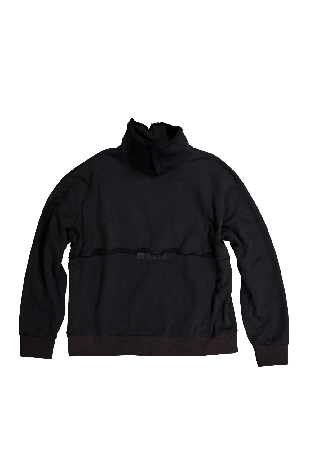 25-T009 Resurrection13 Half Neck Black