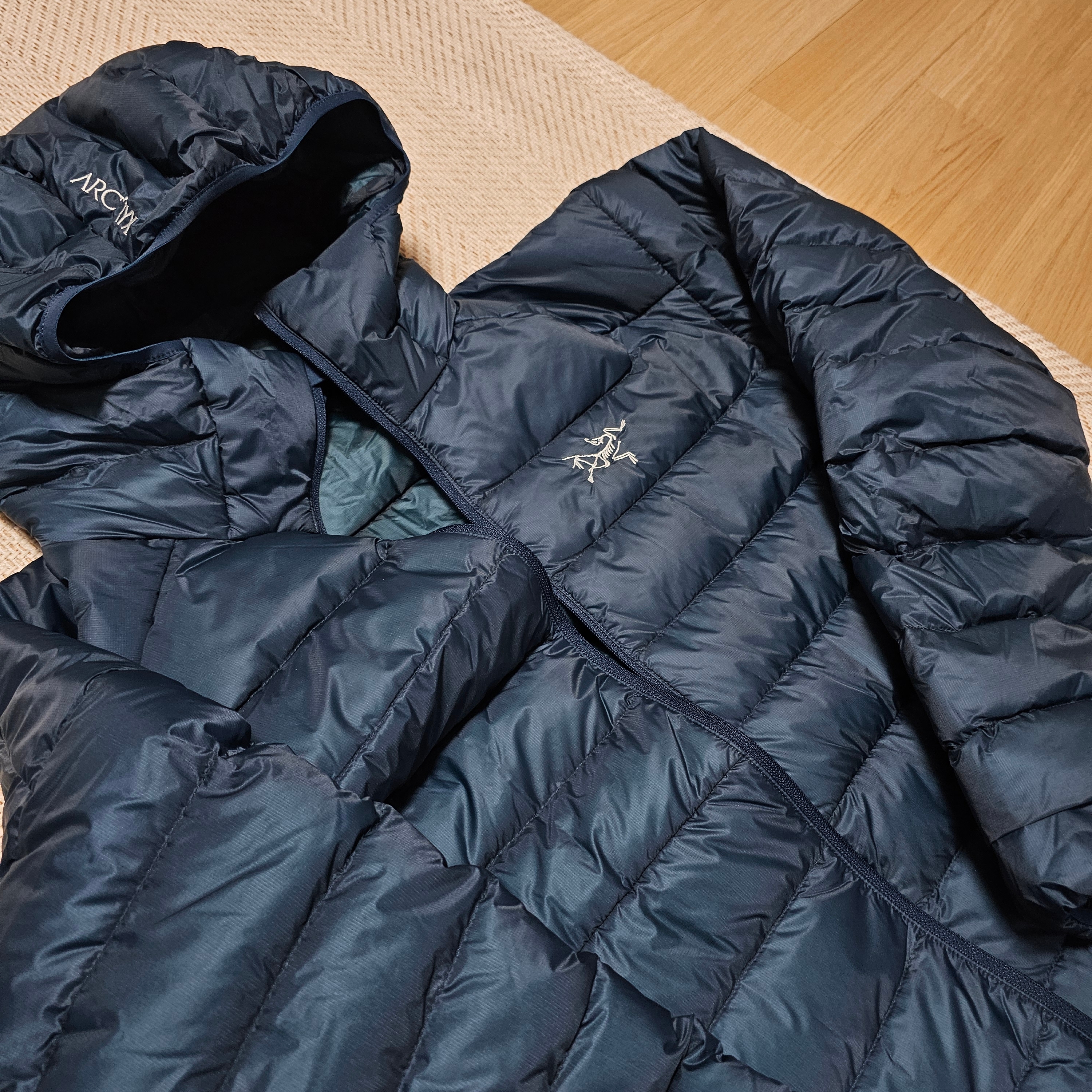 Arc'teryx Cerium Hoody Nightscape 착용 스타일 - 2