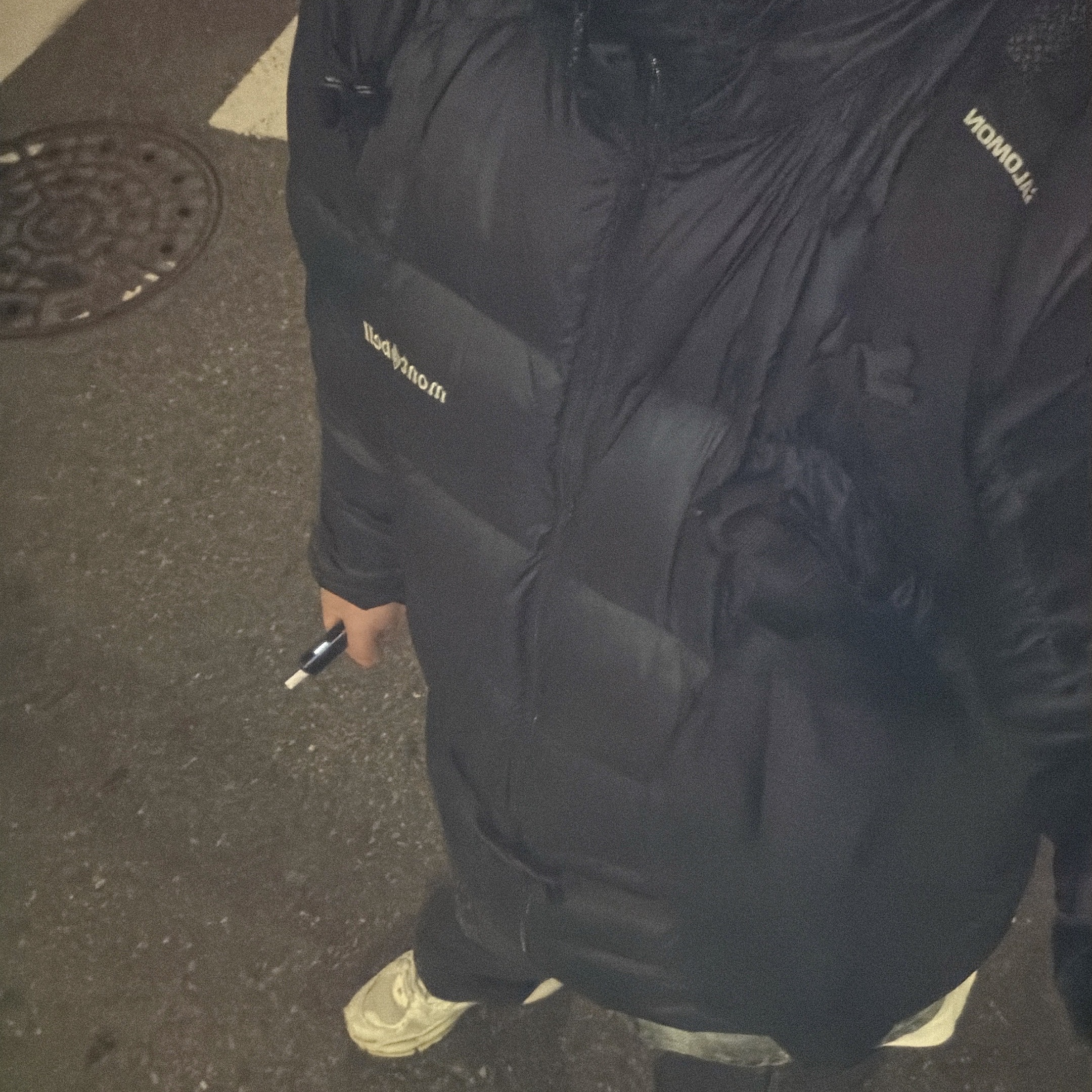Montbell Superior Down Parka Black 착용 스타일 - 2