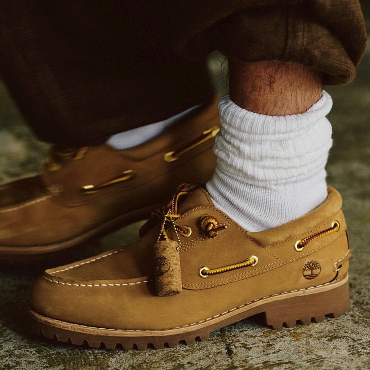 Timberland x AndreM Hoffwann 3-Eye Classic Lug Wheat - Wide 착용 스타일 - 7