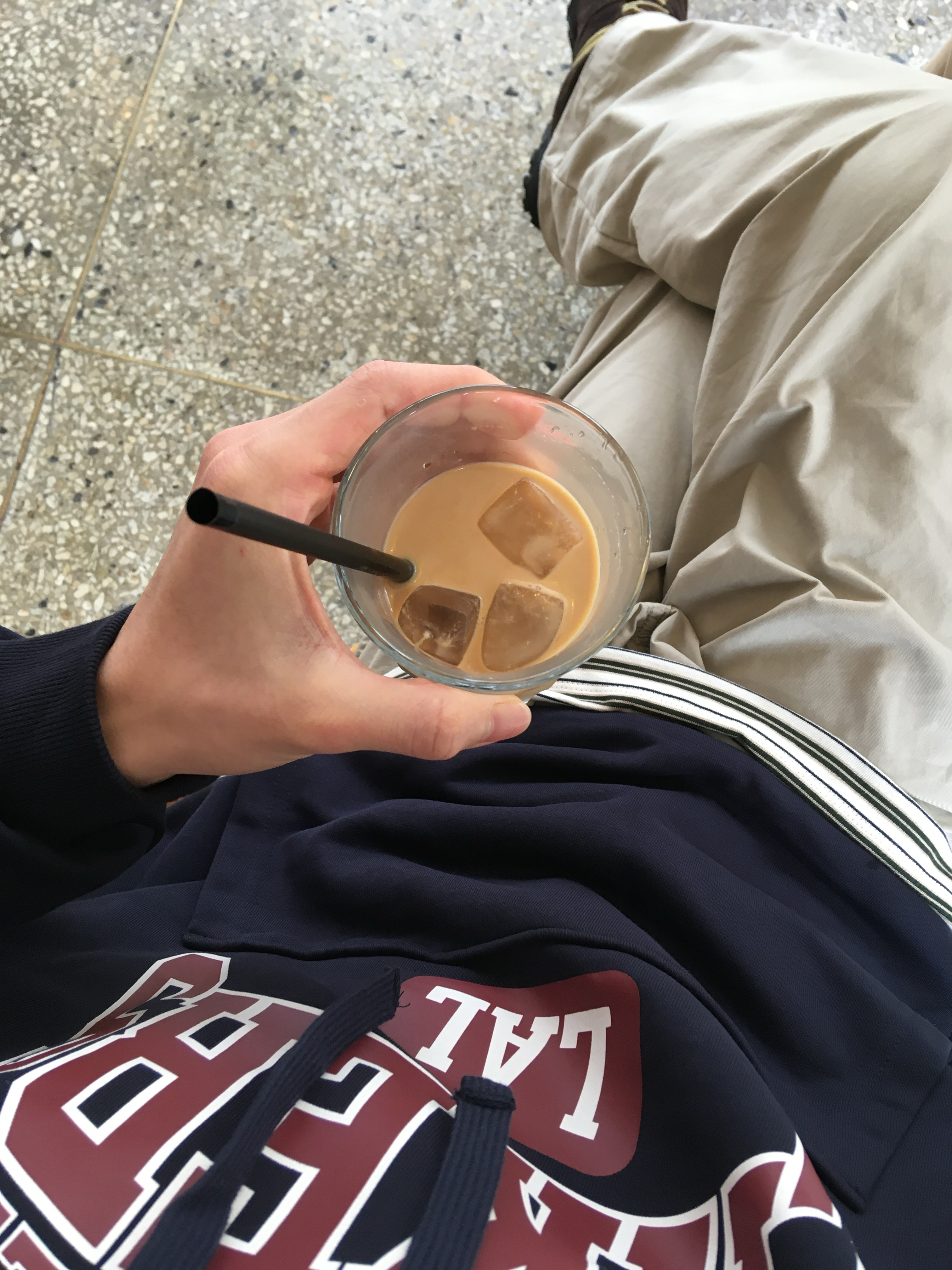[6% 적립] NegativeThree Moley Tracking Sneakers Nut Brown 착용 스타일 - 3