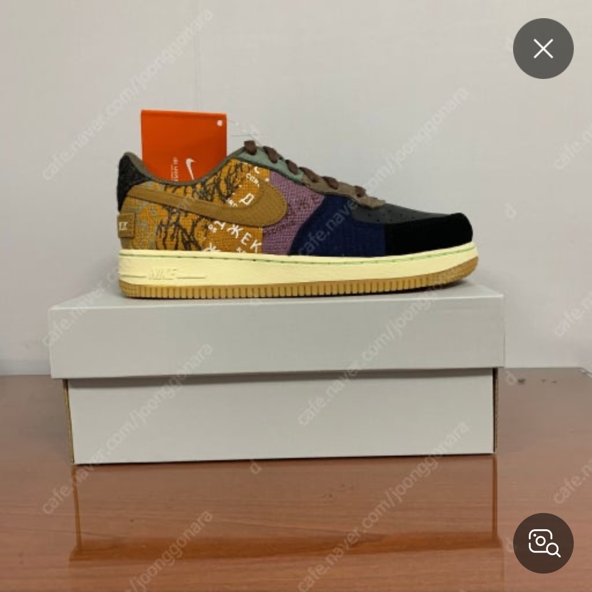 Nike x Travis Scott Air Force 1 Low Cactus Jack 착용 스타일