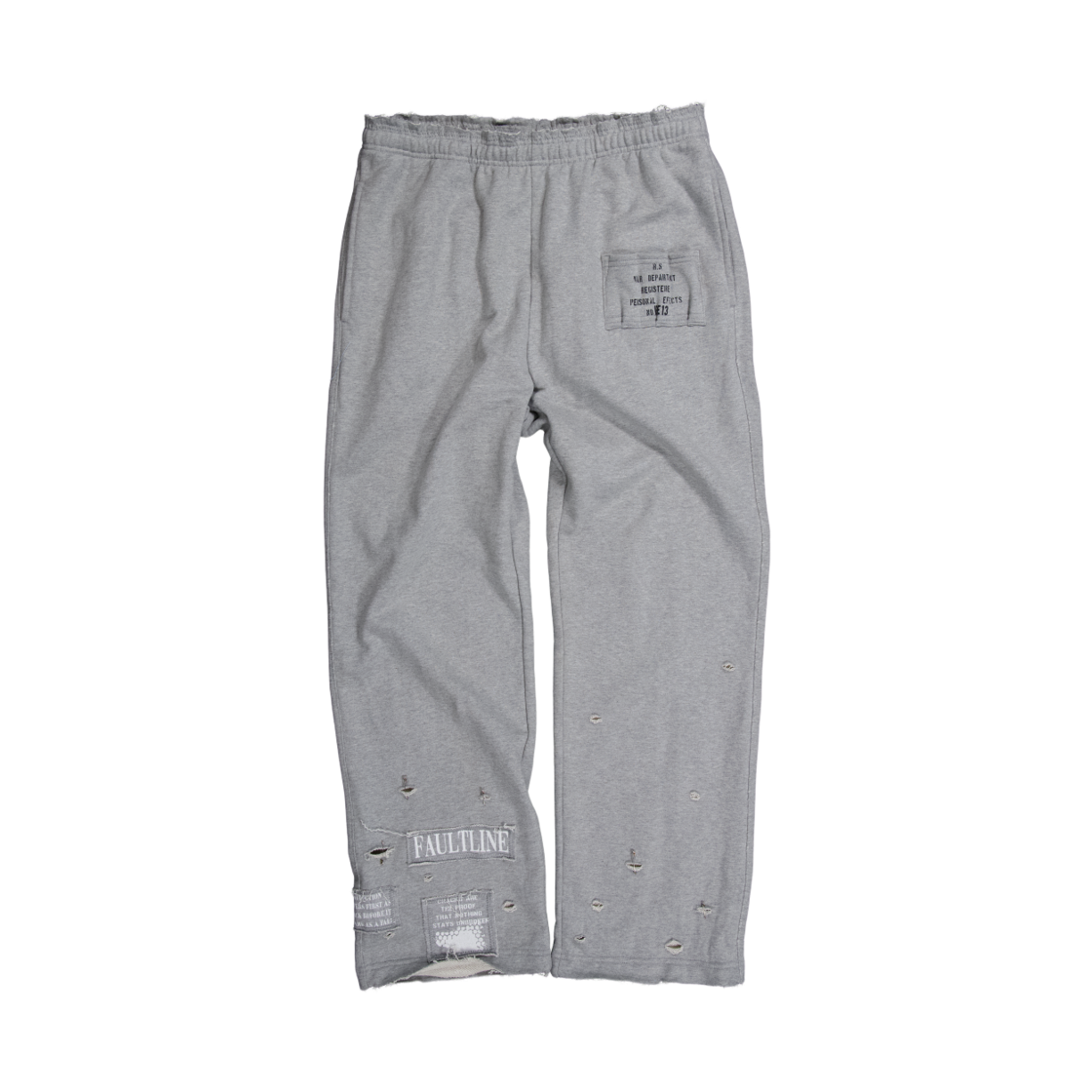 25-B006 Resurrection13 Sweat Pants Grey