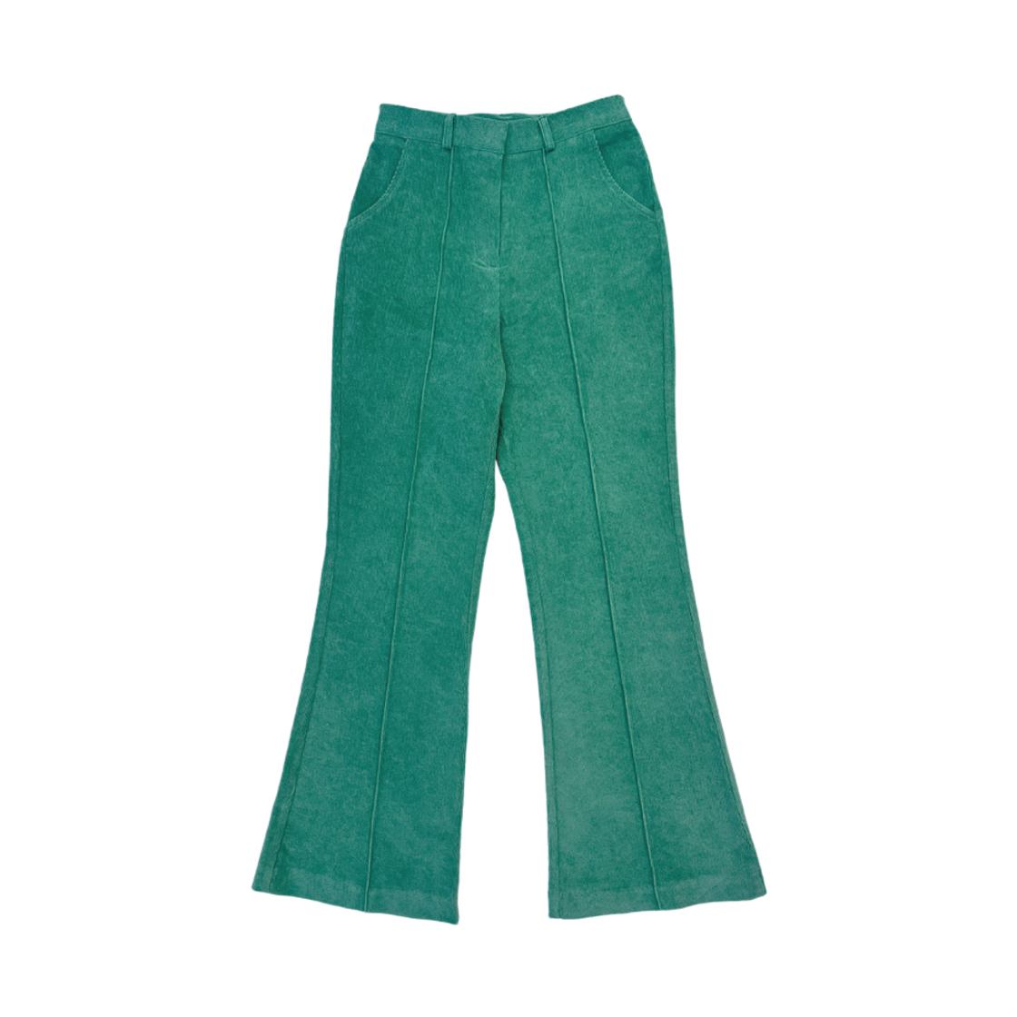 캐주얼 매뉴얼 코듀로이 플레어 팬츠 민트 그린(Kasual Manual Corduroy Flare Pants Mint Green)