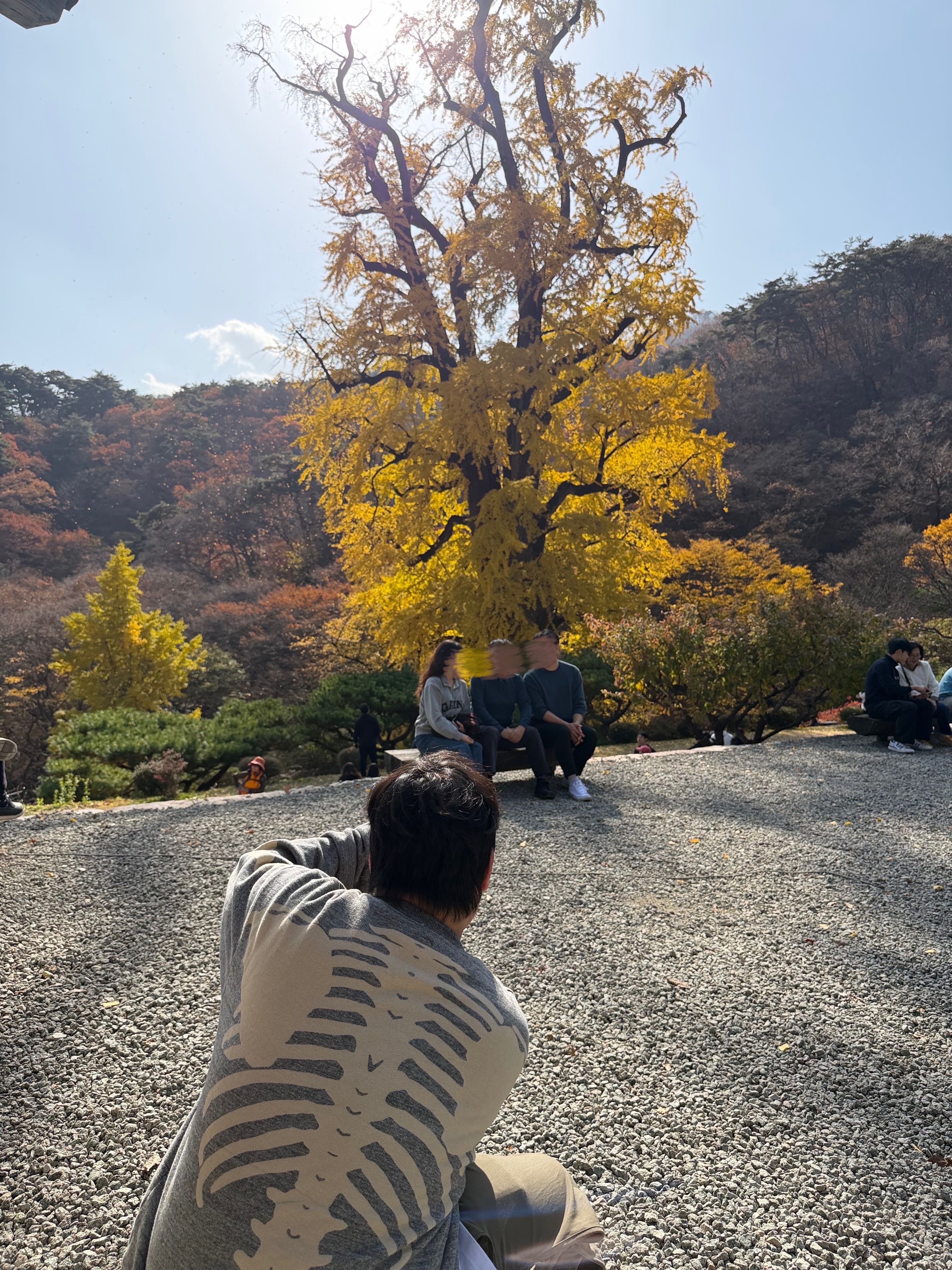 Kapital Fleece Big Crewneck Sweat Heather Charcoal 착용 스타일 - 1