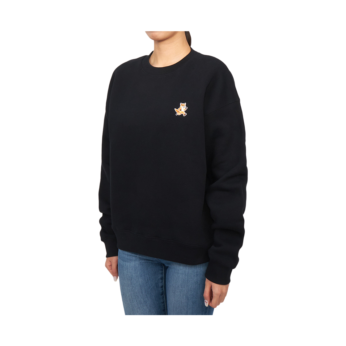 [25% 쿠폰] (W) 메종 키츠네 스웨트셔츠 블랙([25% 쿠폰] (W) Maison Kitsune Sweatshirt Black) - 3