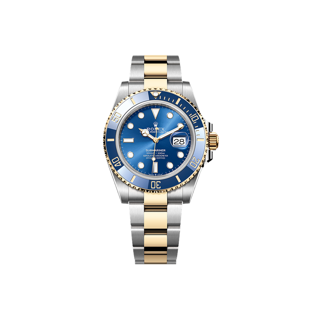 ITJ64VEDNBH2 Rolex Submariner 41mm - Blue Dial & Dot Oyster No. 6756